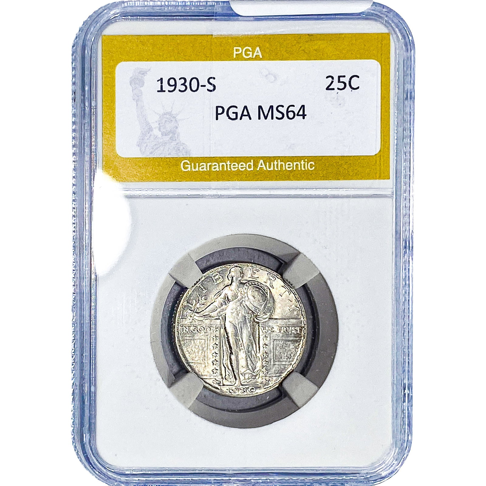 1930-S Standing Liberty Quarter PGA MS64 (1 of 2)