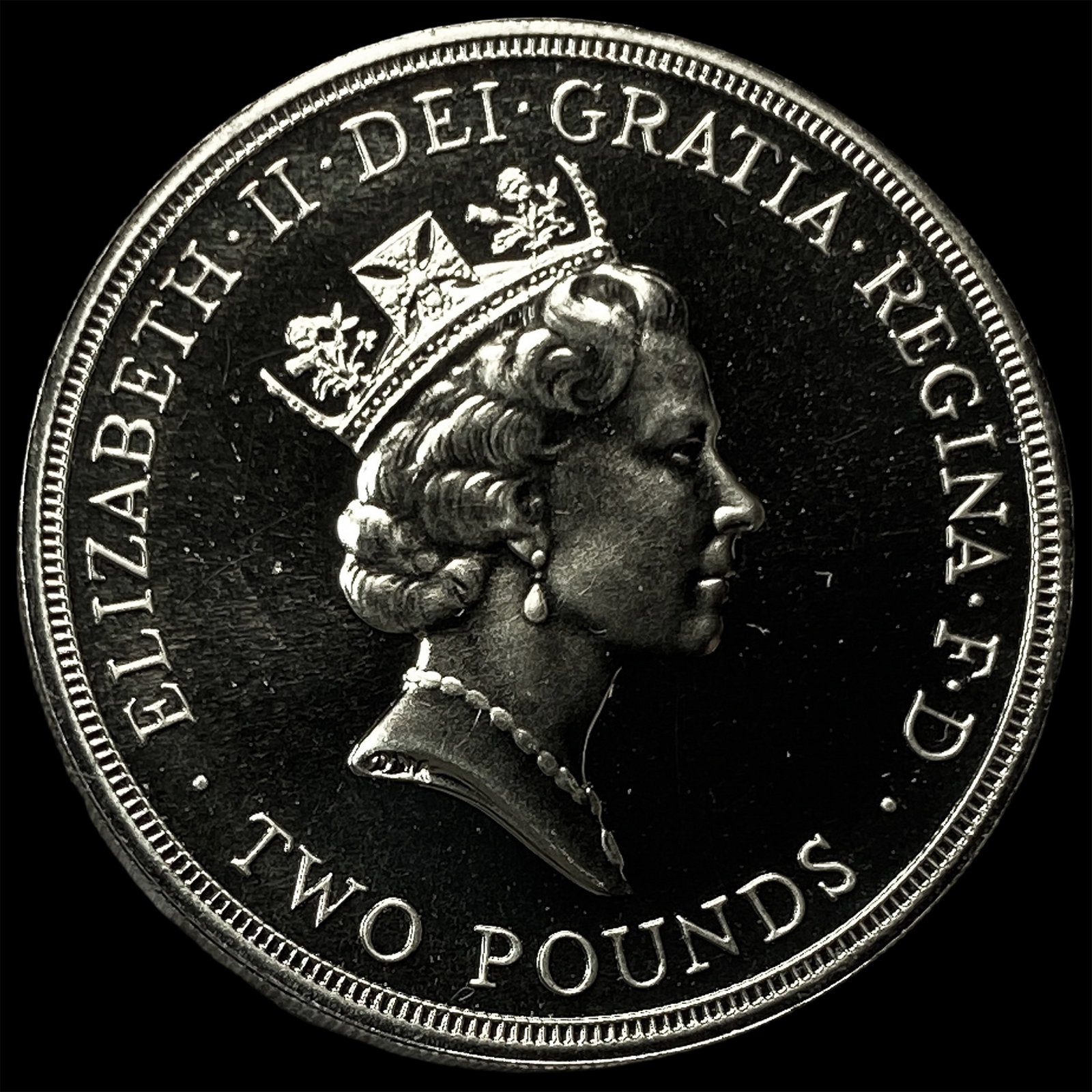 1995 Great Britain 2 Pounds- UN 50th Anniversary (1 of 2)