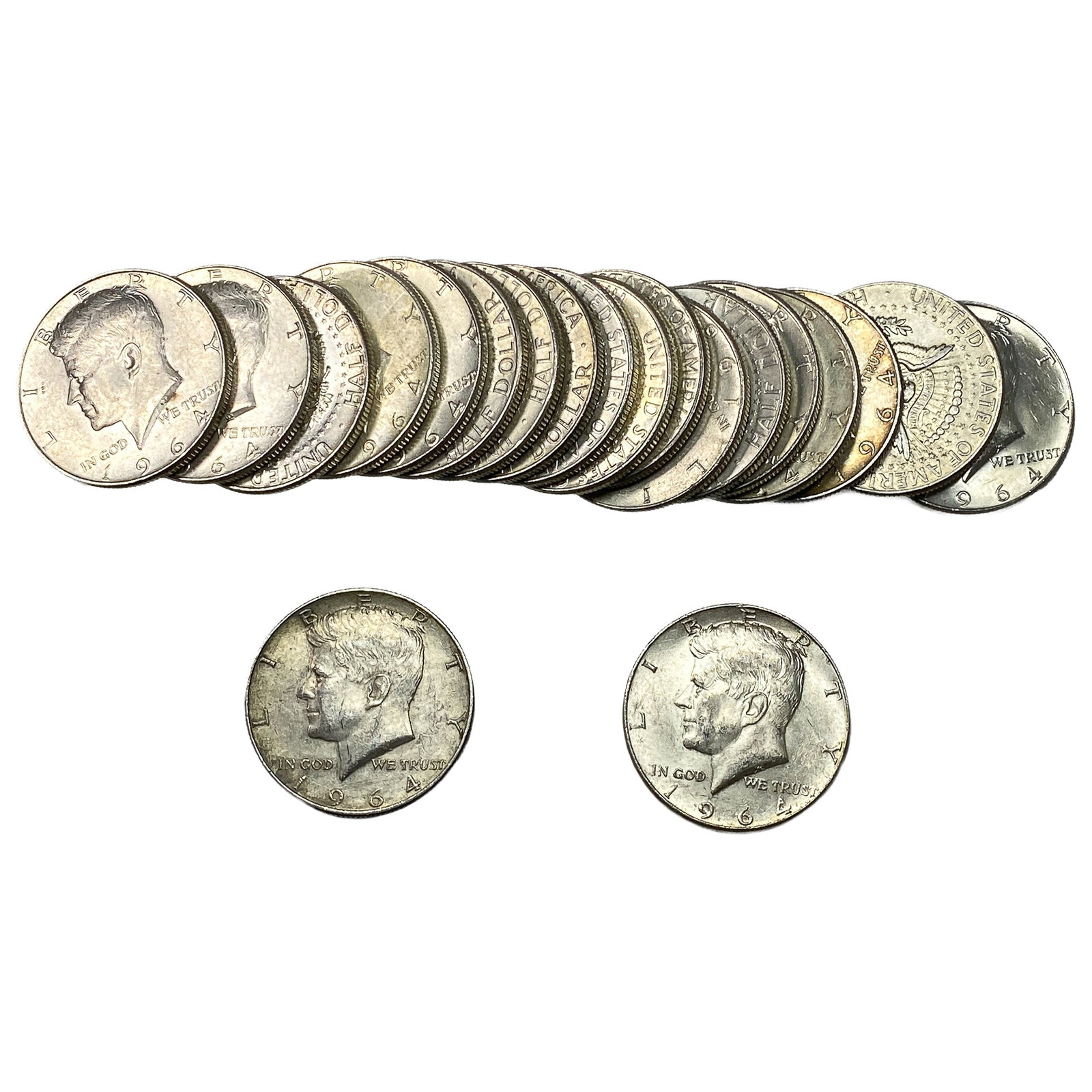 [20 Coins] 1964 Kennedy Half Dollar: [20 Coins] 1964 Kennedy Half Dollar