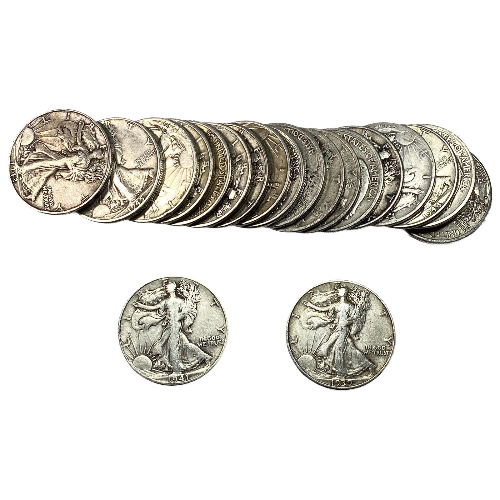 [20 Coins] 1964 Kennedy Half Dollar (1 of 2)