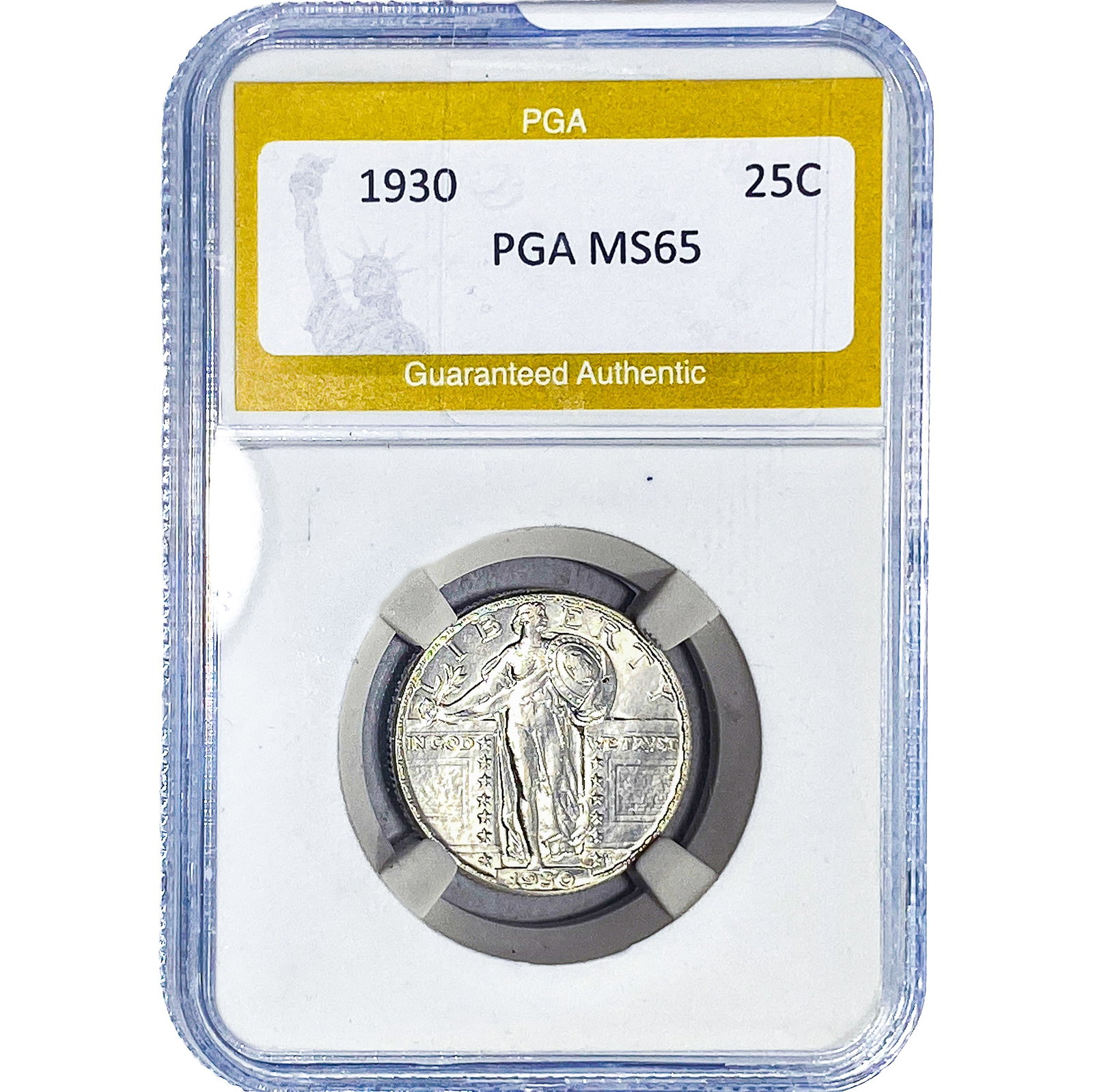 1930 Standing Liberty Quarter PGA MS65: 1930 Standing Liberty Quarter PGA MS65