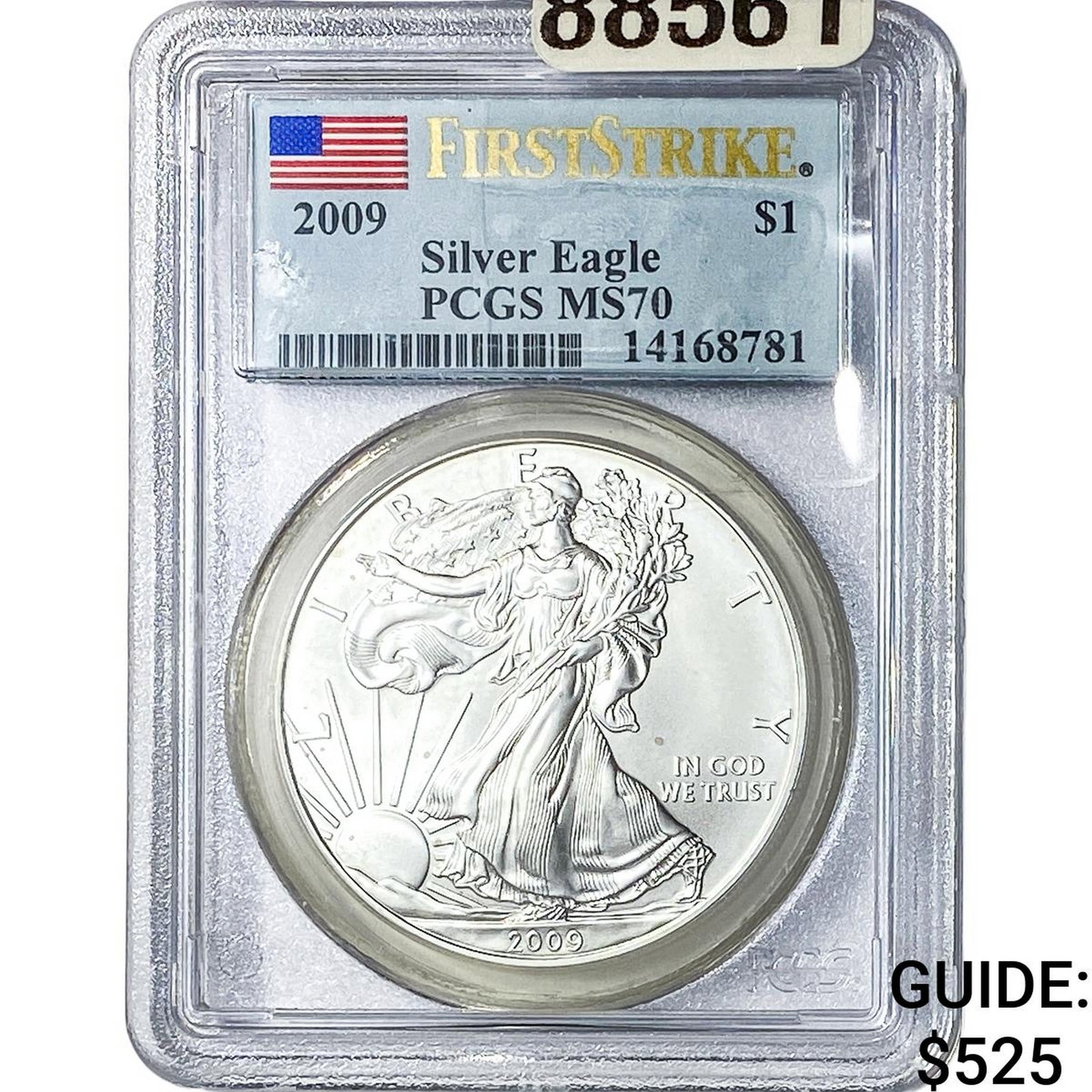 2009 Silver Eagle PCGS MS70 (1 of 2)