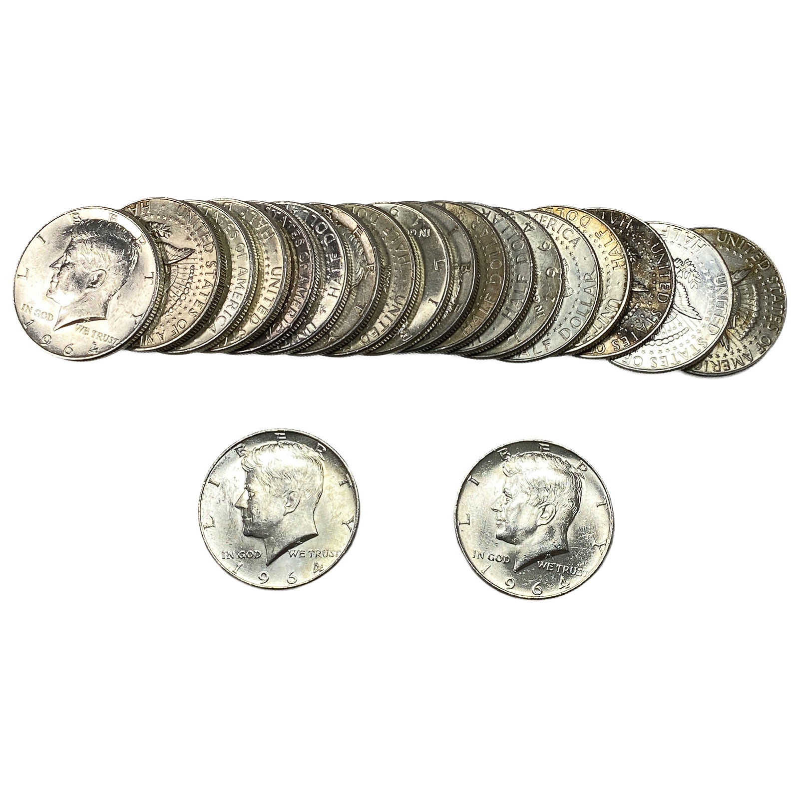 [20 Coins] 1964 Kennedy Half Dollar: [20 Coins] 1964 Kennedy Half Dollar