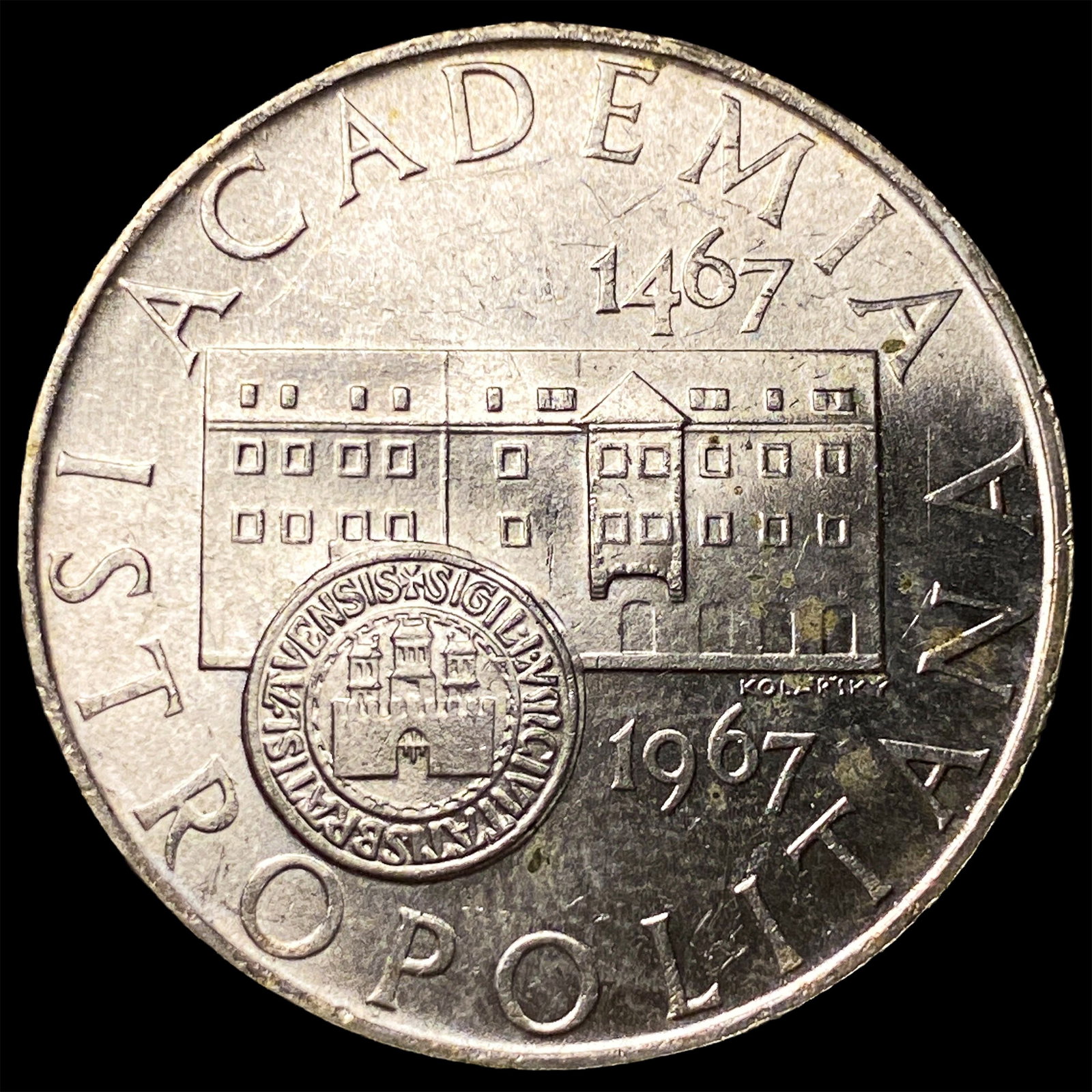 1967 Czechoslovakia Silver 10 Korun (1 of 2)