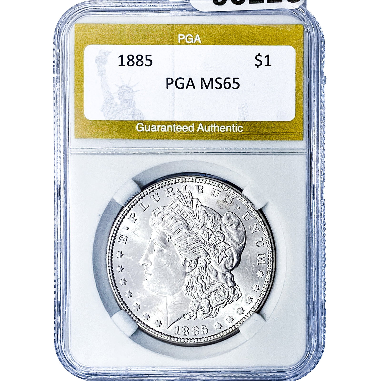 1885 Morgan Silver Dollar PGA MS65: 1885 Morgan Silver Dollar PGA MS65