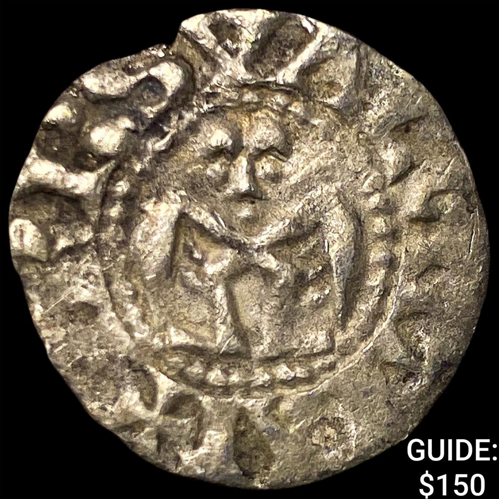 1100-1200 France, Dauphine, Valence Silver Denier (1 of 2)