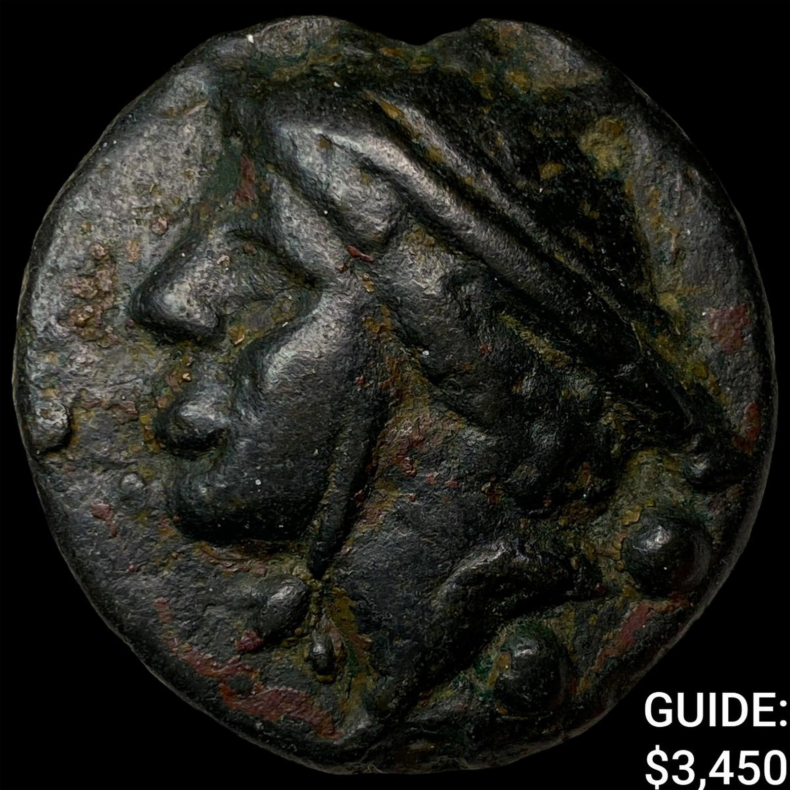 Roman Anon. 225-217 BC Aes Grave Bronze Sextans (1 of 2)