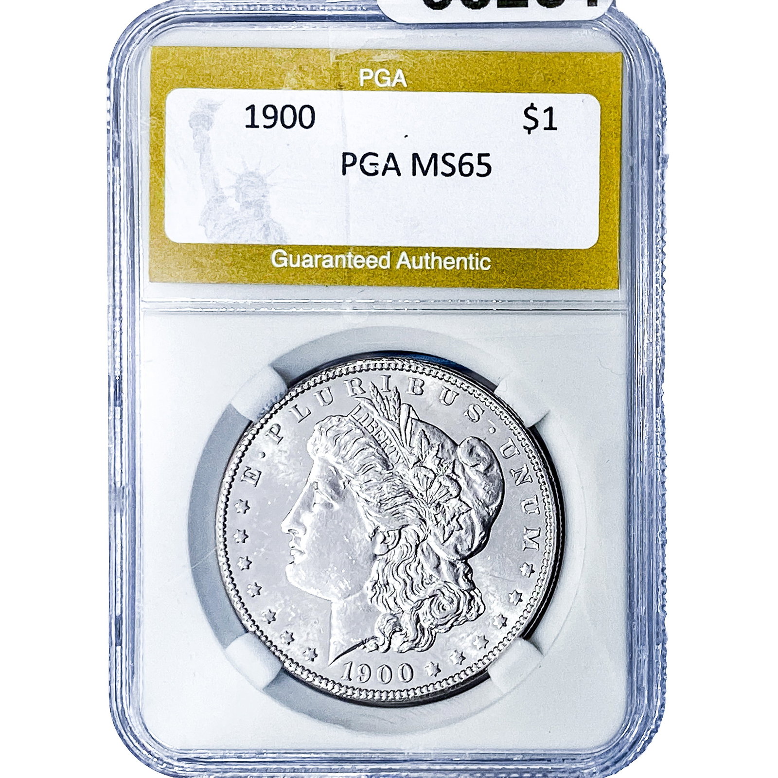 1900 Morgan Silver Dollar PGA MS65: 1900 Morgan Silver Dollar PGA MS65