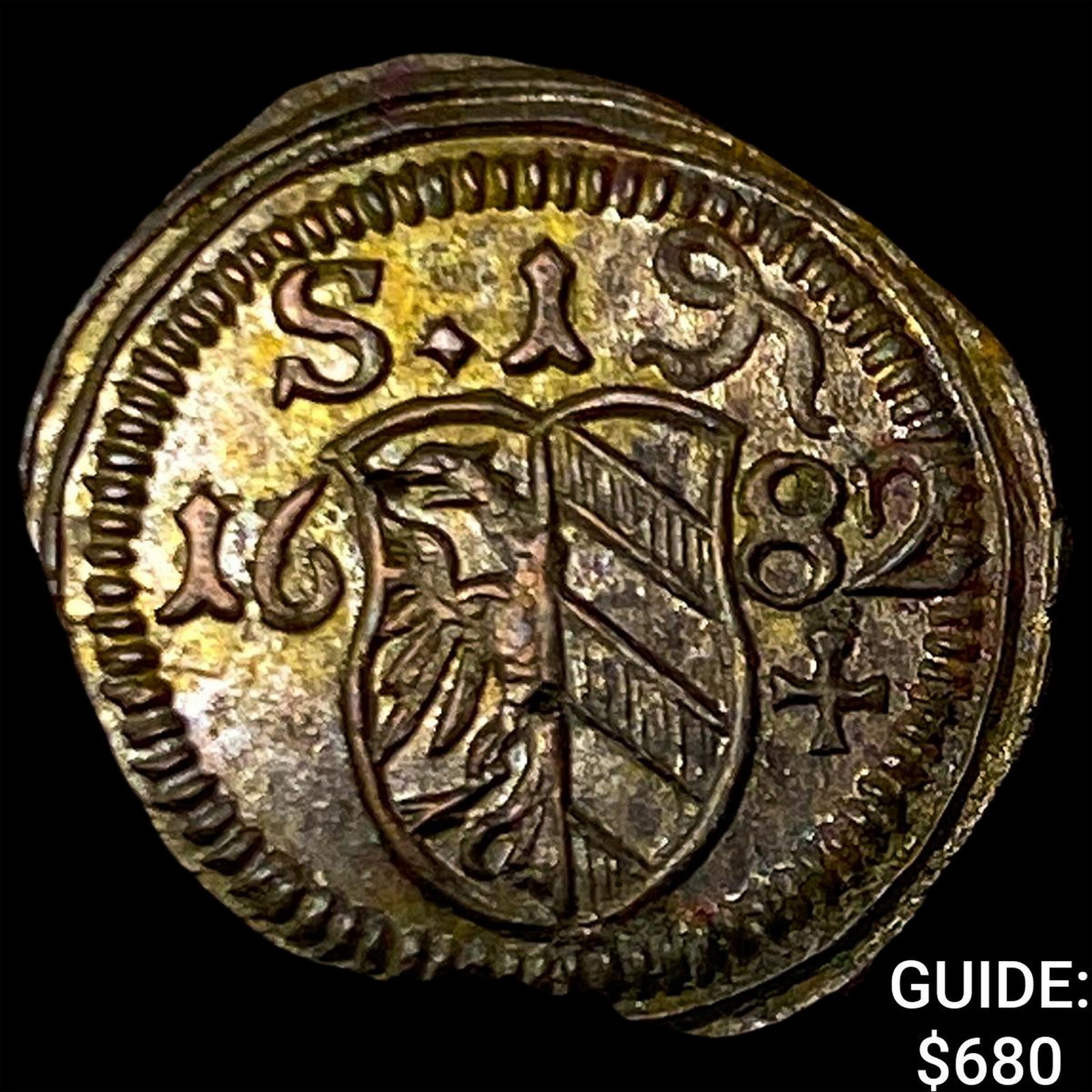 1682 Germany Nernberg Pfenning KM-193 (1 of 2)