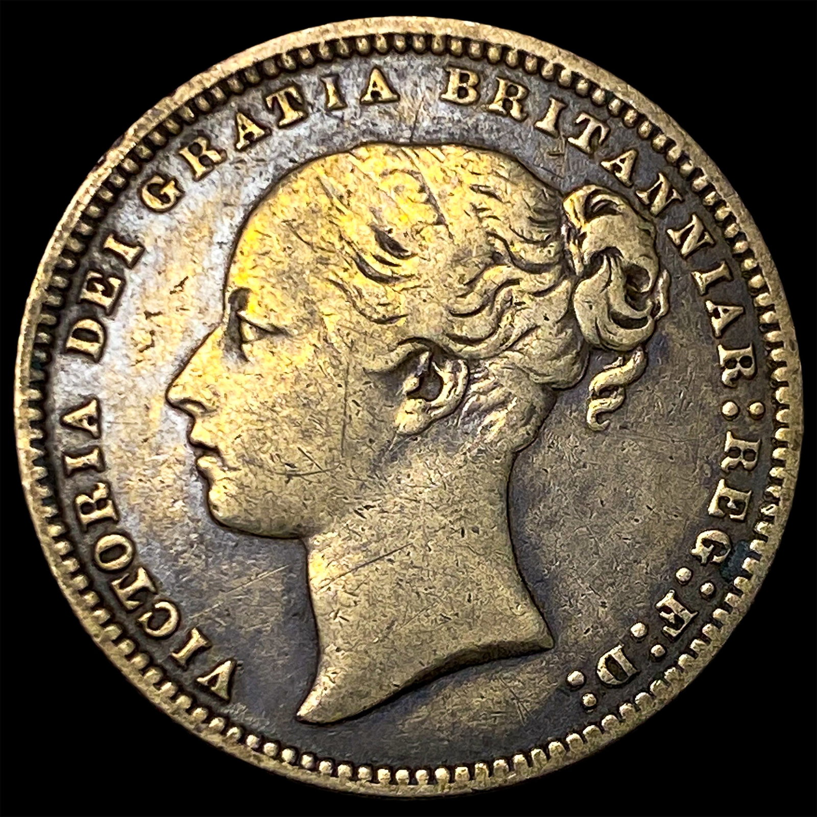 1875 Great Britain SIlver 1 Shilling (1 of 2)