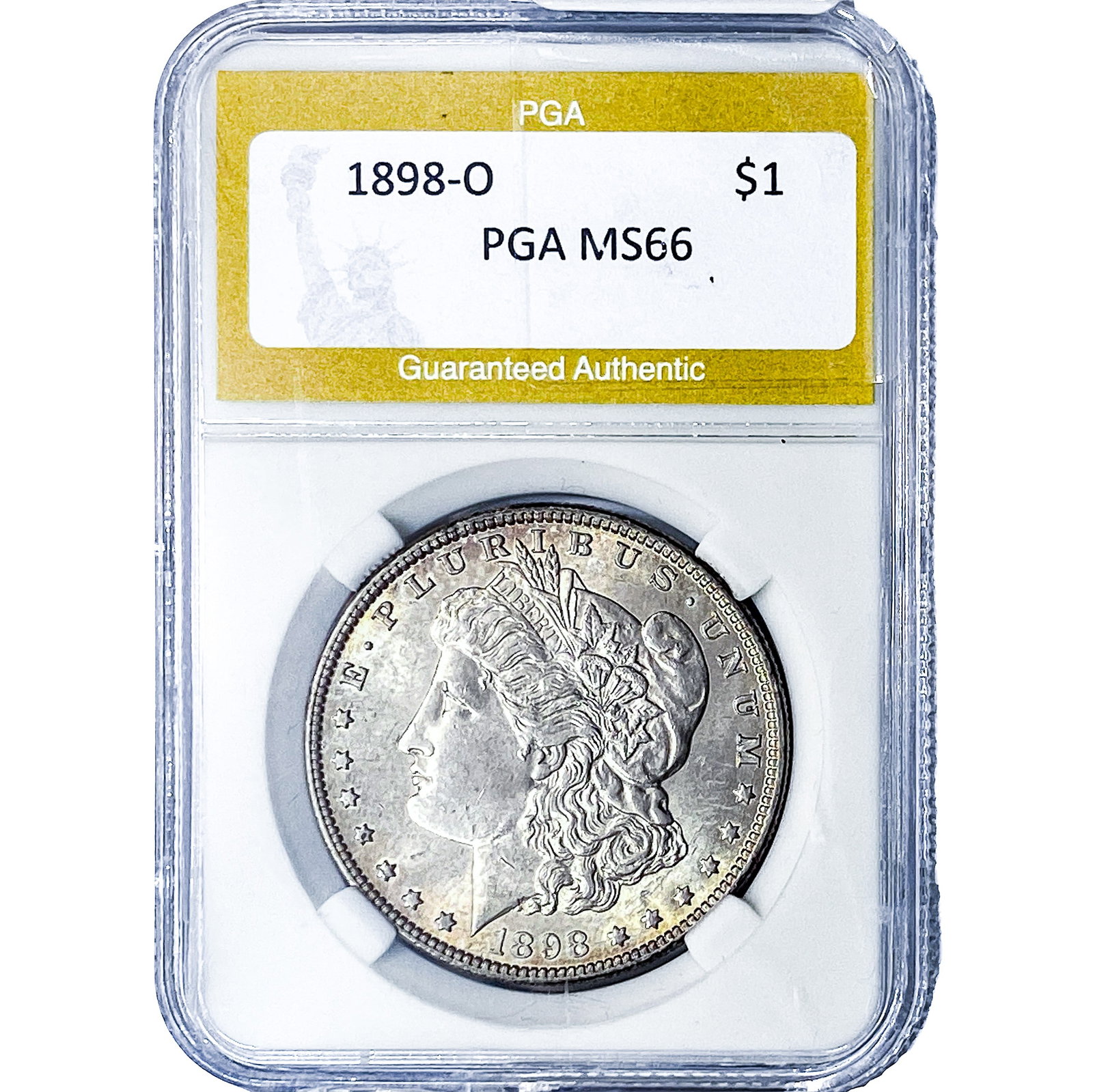1898-O Morgan Silver Dollar PGA MS66 (1 of 2)