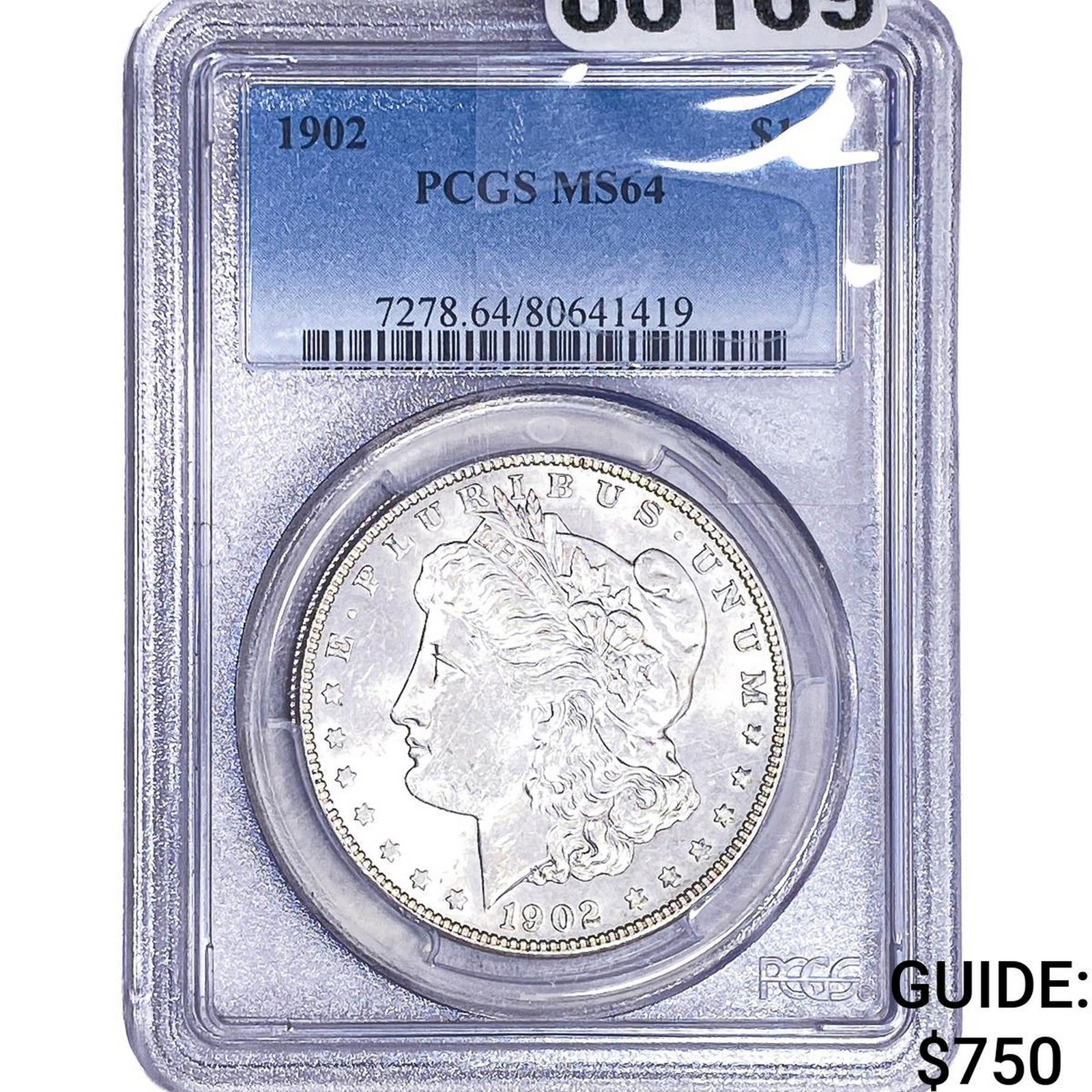 1902 Morgan Silver Dollar PCGS MS64 (1 of 2)