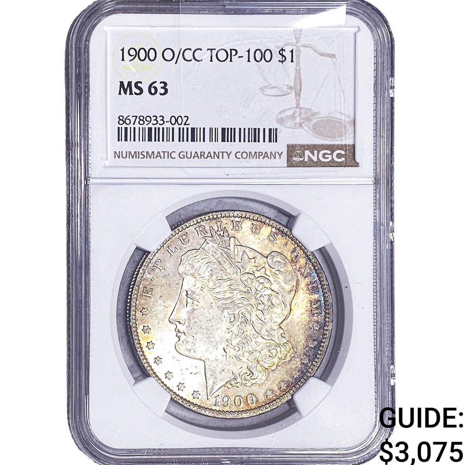 1900 -O/CC Morgan Silver Dollar NGC MS63 (1 of 2)