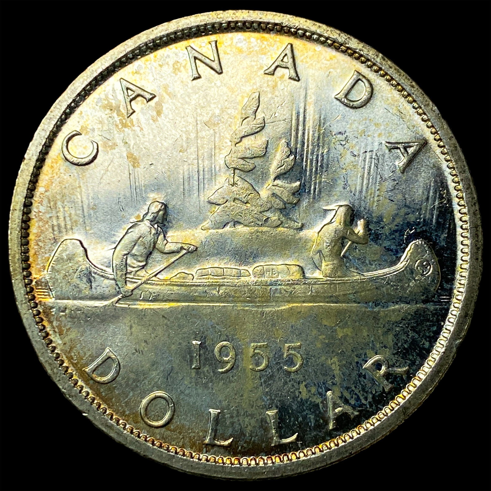 1955 Canada Silver Dollar - 2