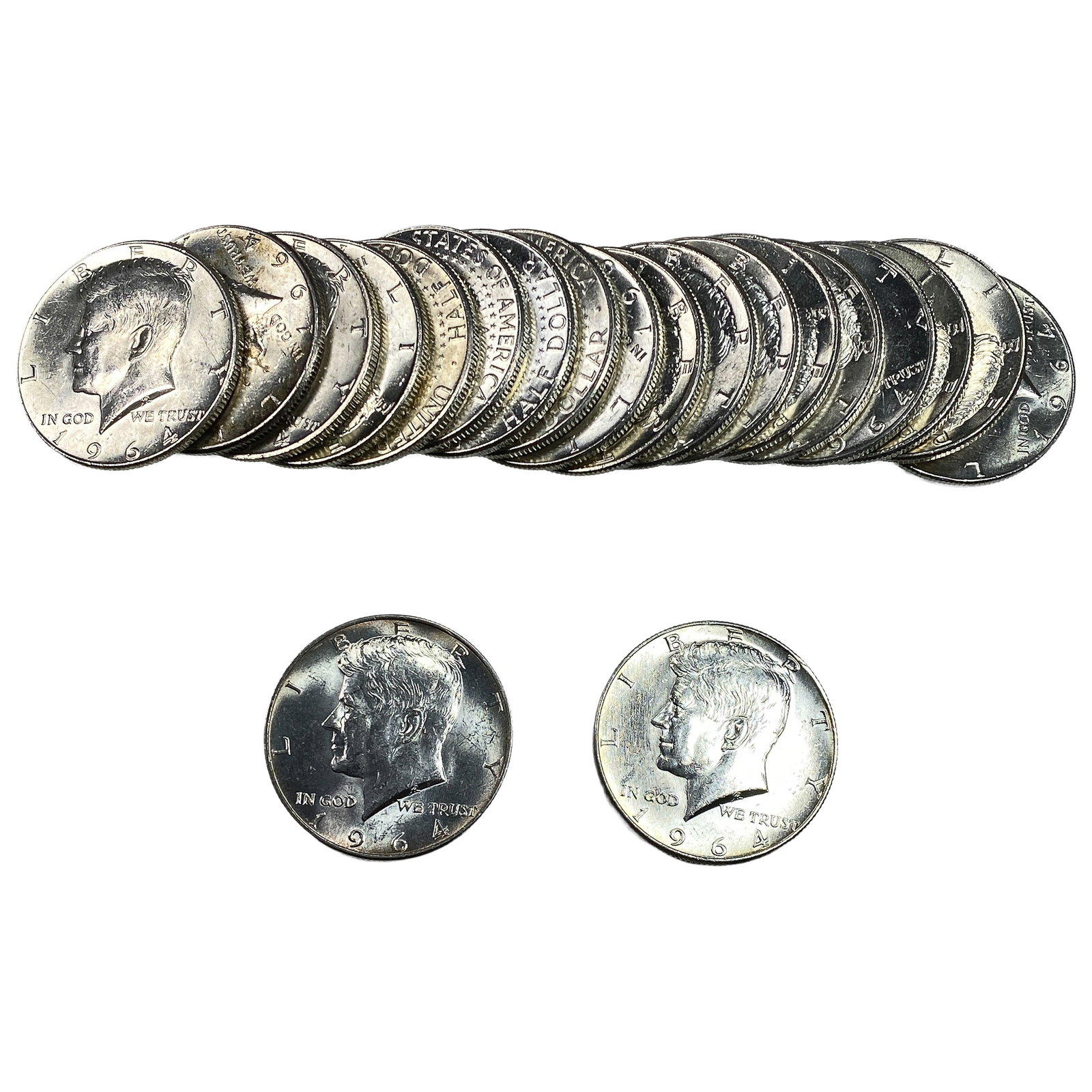 [20 Coins] 1964 Kennedy Half Dollar: [20 Coins] 1964 Kennedy Half Dollar