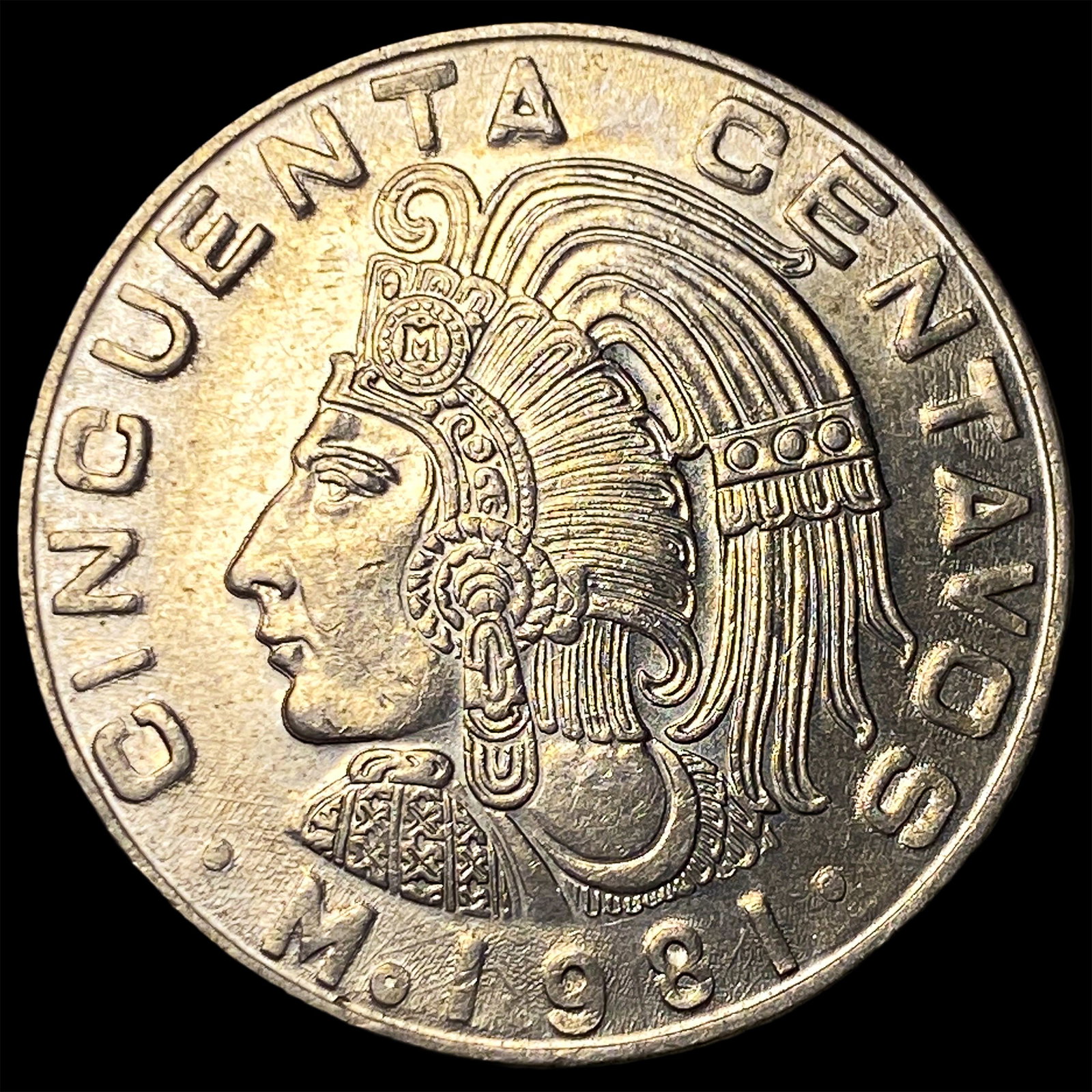 1981 Mexico Copper Nickel 50 Centavos (1 of 2)
