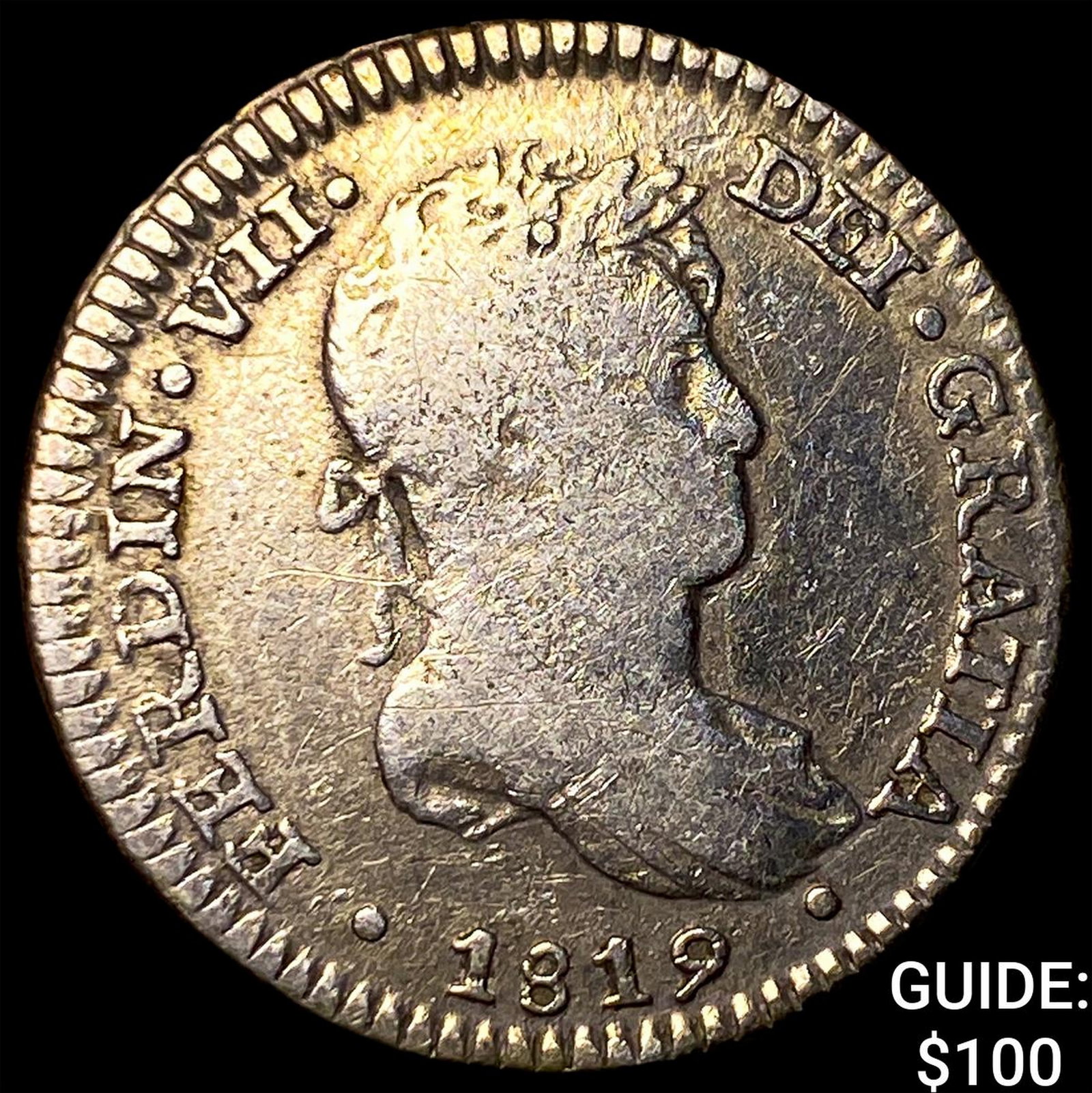 1819 JP Lima Silver 1 Real (1 of 2)