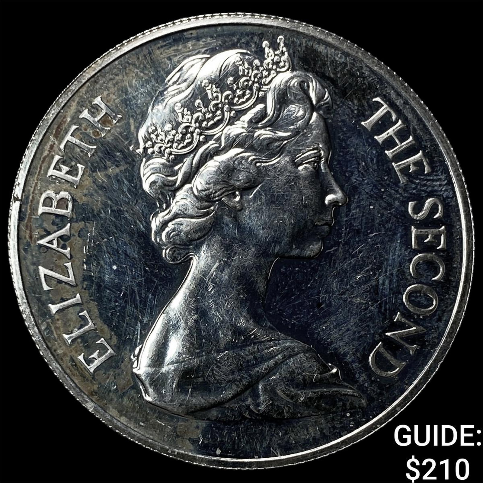 1970 Isle of Man SIlver 1 Crown .841 ASW (1 of 2)