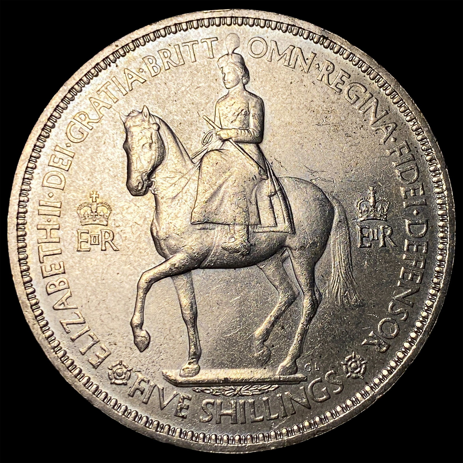 1953 Great Britain SIlver 1 Crown (1 of 2)