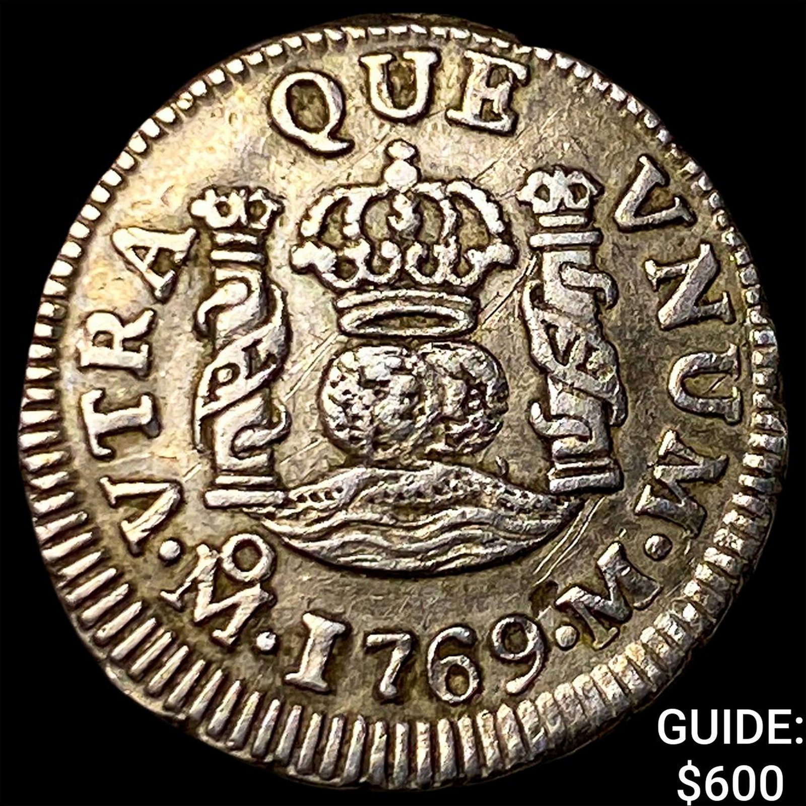 1769-M Mexico Silver 1/2 Real: 1769-M Mexico Silver 1/2 Real
