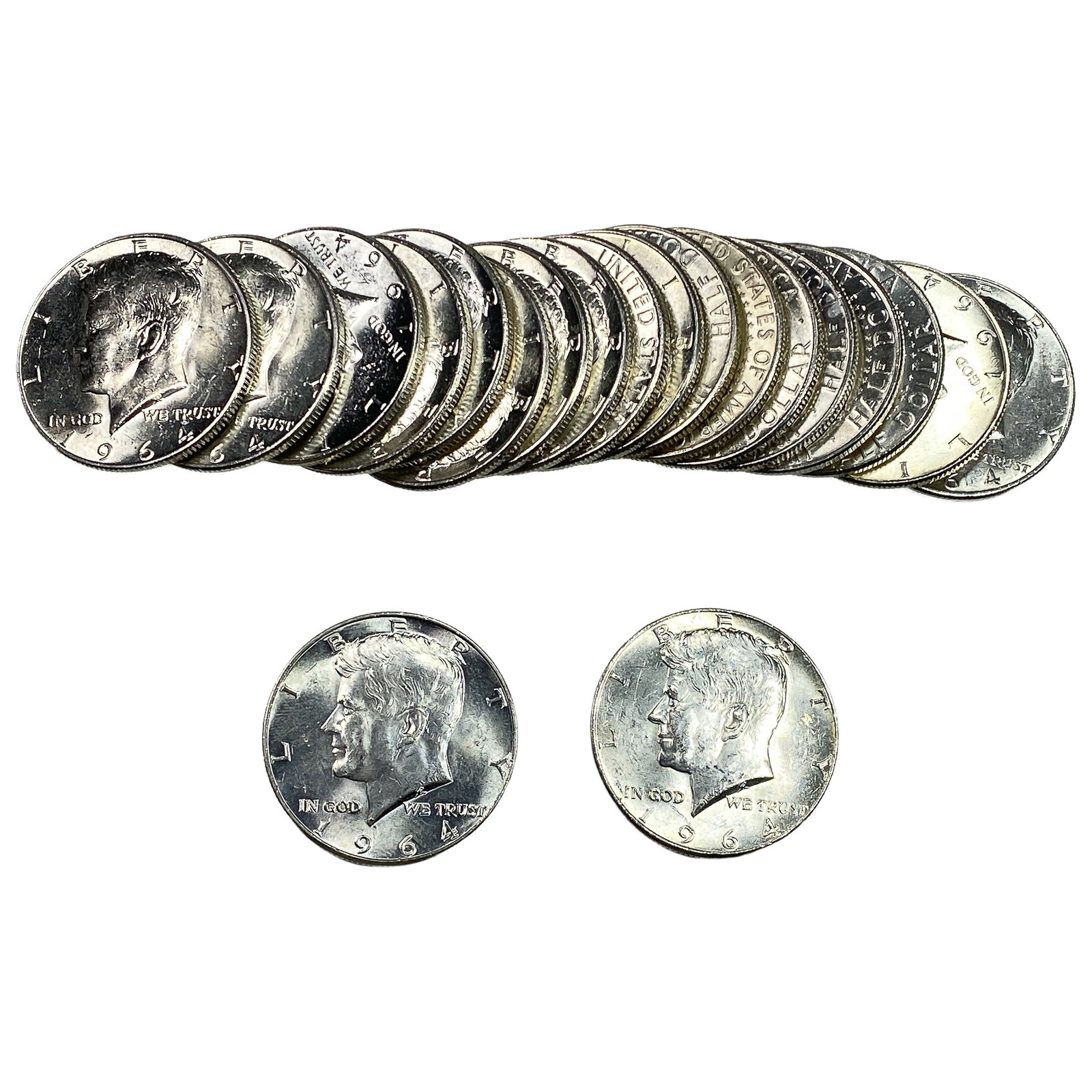 [20 Coins] 1964 Kennedy Half Dollar: [20 Coins] 1964 Kennedy Half Dollar