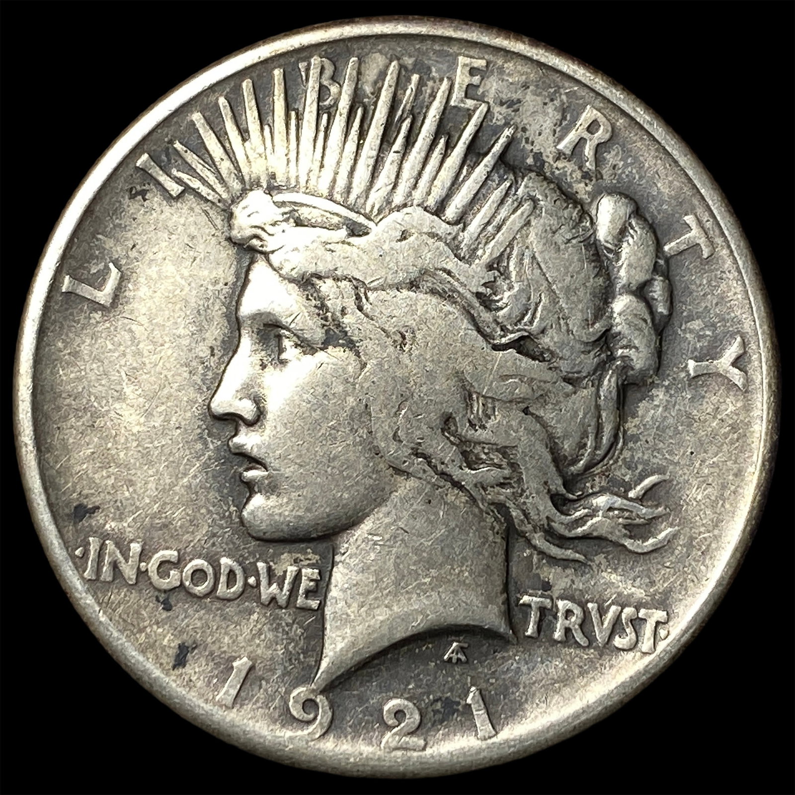 1921 Silver Peace Dollar LIGHTLY CIRCULATED: 1921 Silver Peace Dollar LIGHTLY CIRCULATED