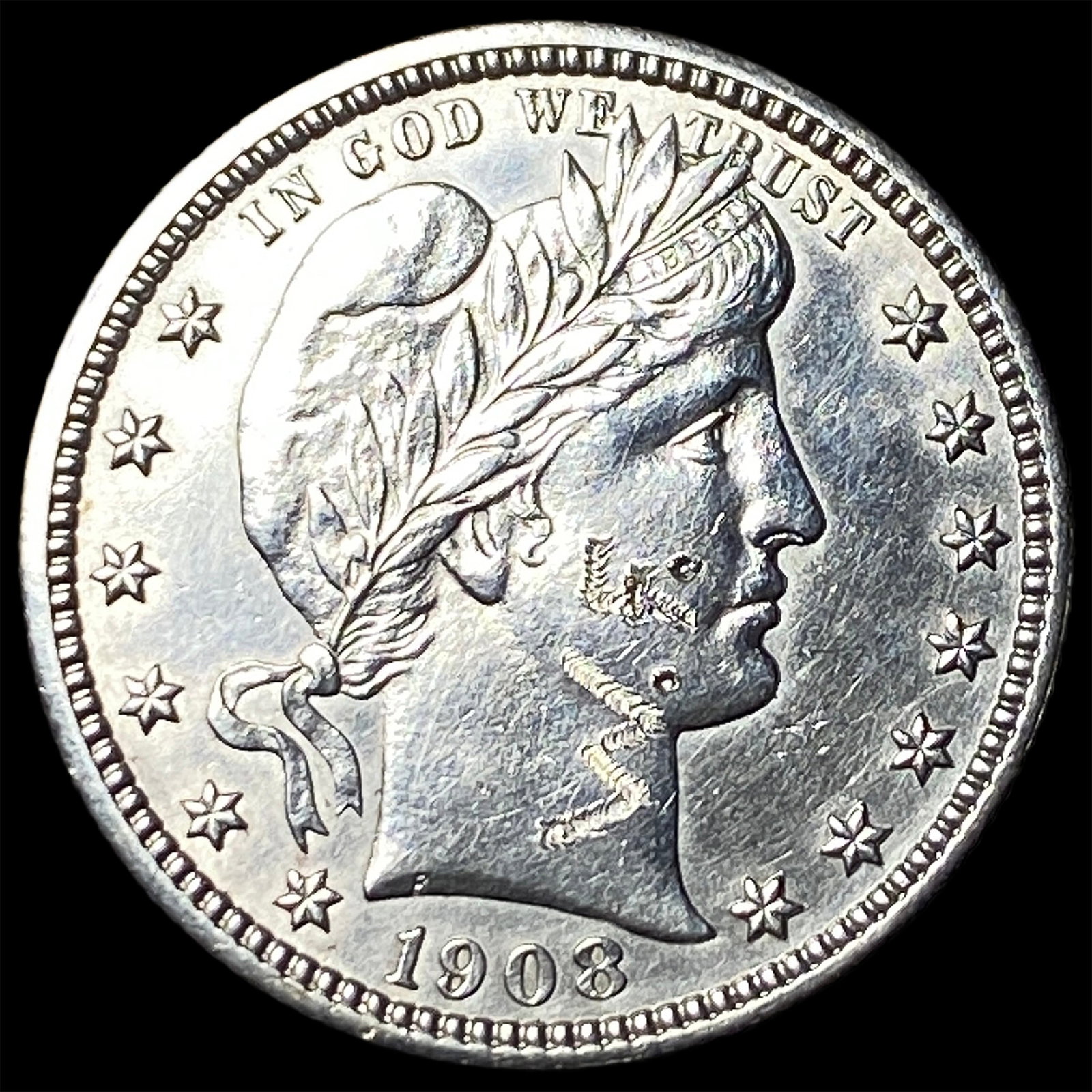 1908 Barber Silver Quarter HIGH GRADE (1 of 2)