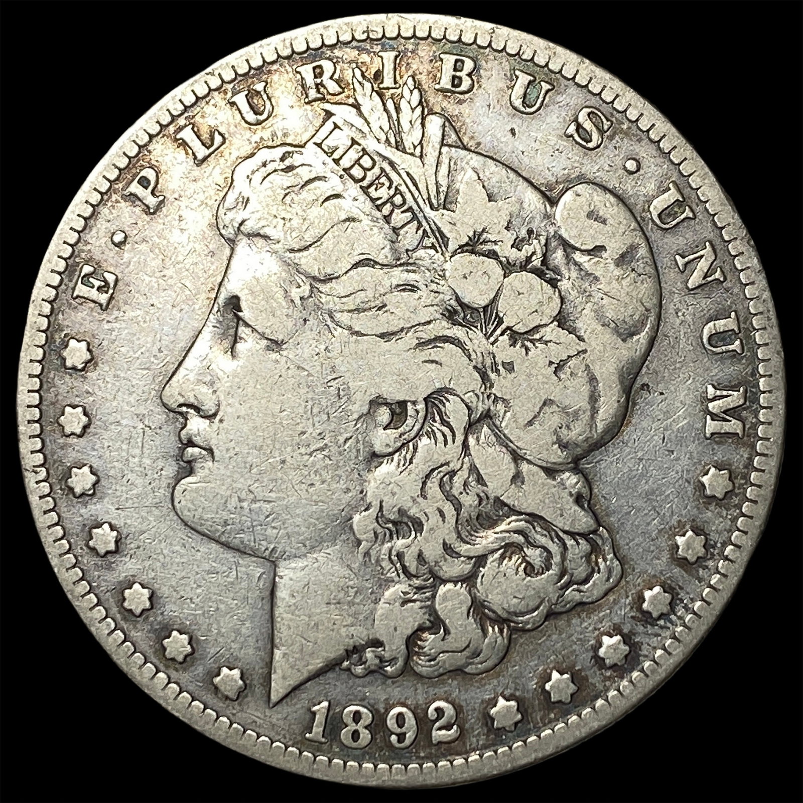 1892-S Silver Morgan Dollar LIGHTLY CIRCULATED: 1892-S Silver Morgan Dollar LIGHTLY CIRCULATED
