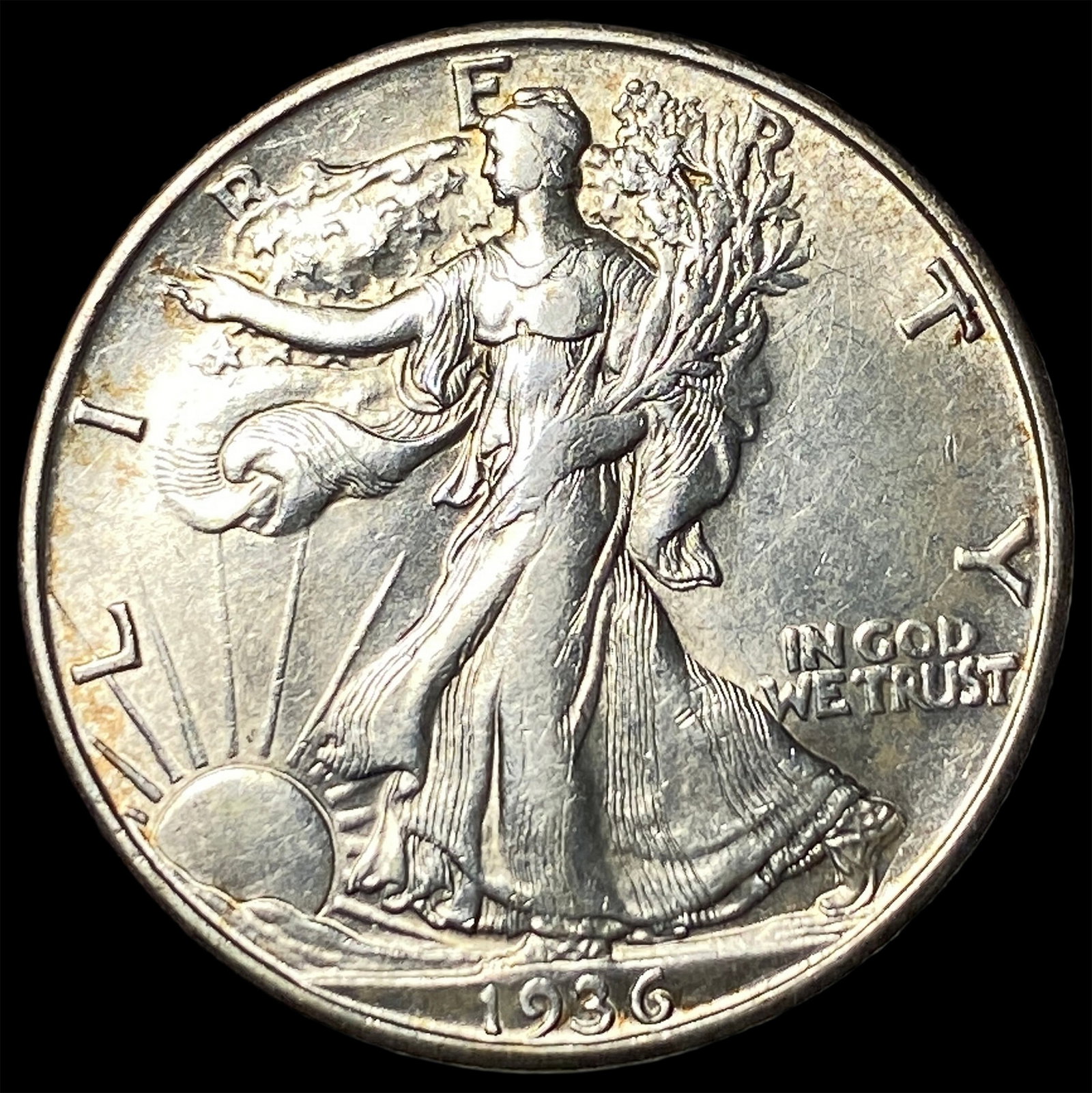 1936 Walking Liberty Half Dollar CHOICE AU (1 of 2)