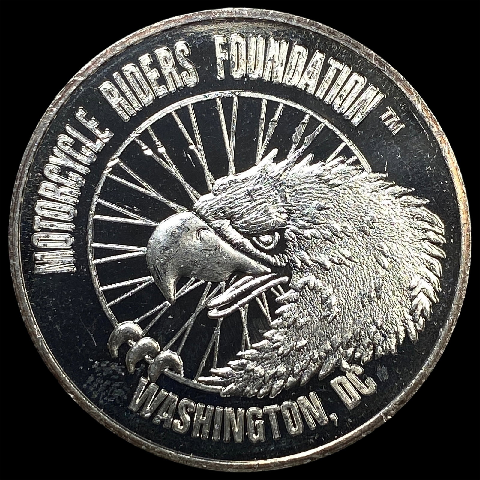 commemorative token from the Motorcycle Riders Foundation GEM BU (1 of 2)