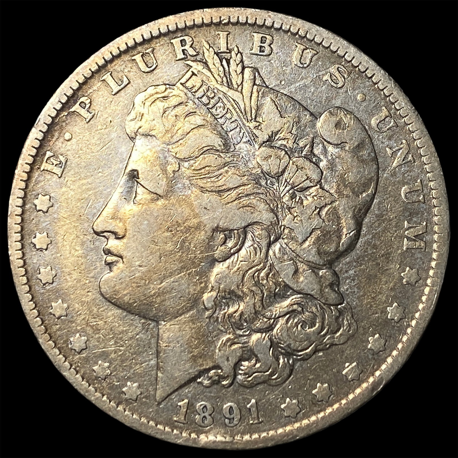 1891-O Silver Morgan Dollar LIGHTLY CIRCULATED: 1891-O Silver Morgan Dollar LIGHTLY CIRCULATED