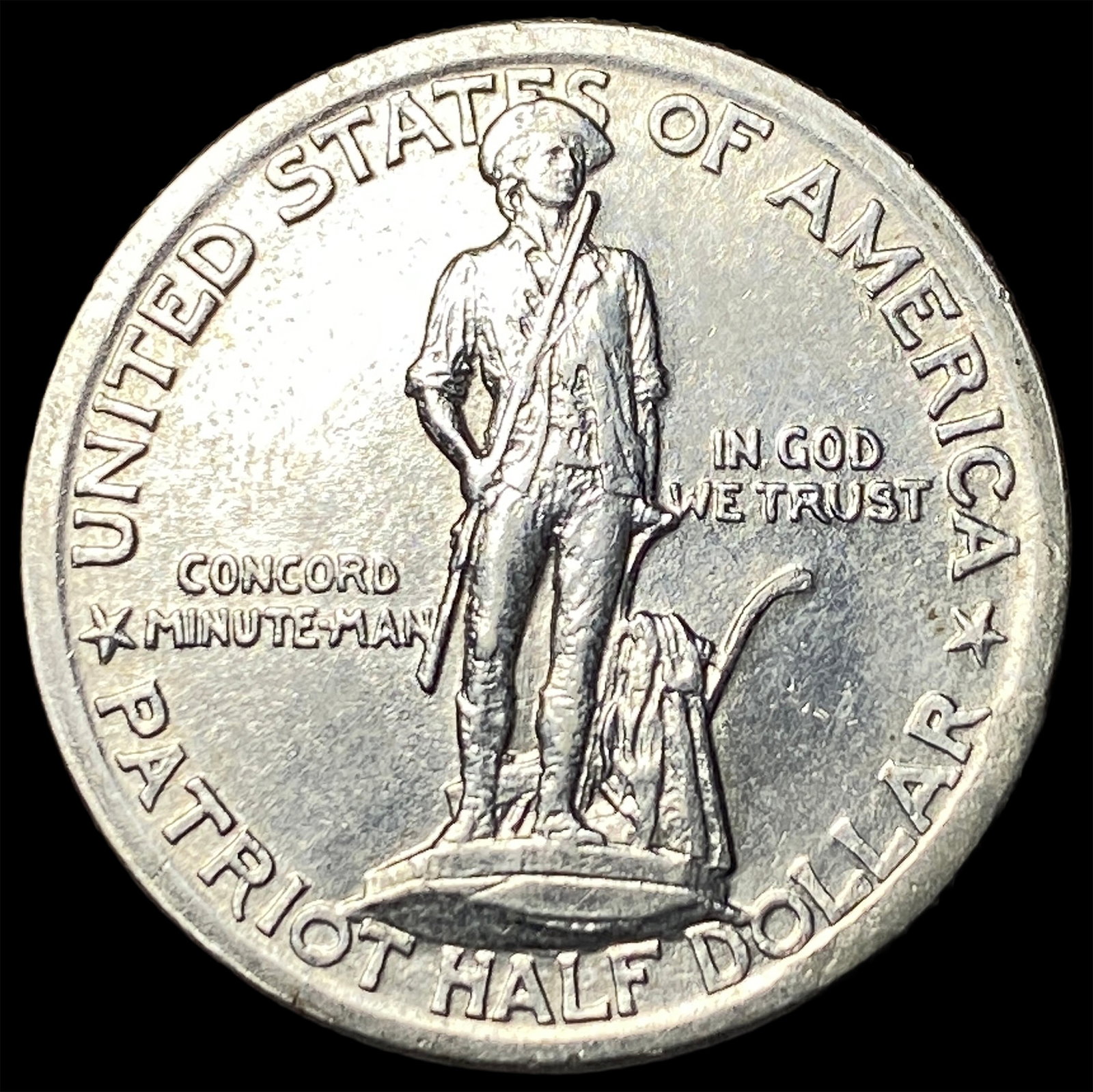 1925 Silver Lexington-Concord Half Dollar CLOSELY UNCIRCULATED (1 of 2)