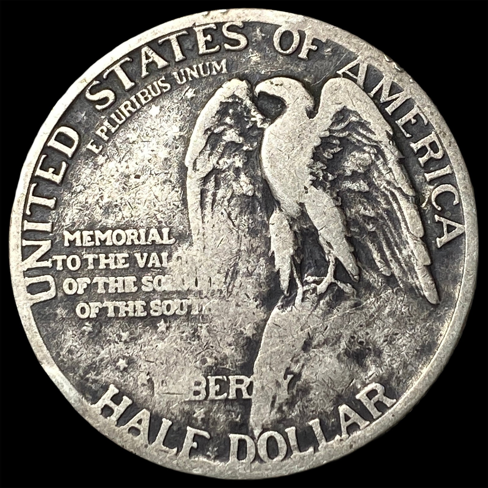 1925 Silver Stone Mountain Half Dollar LIGHTLY CIRCULATED - 2
