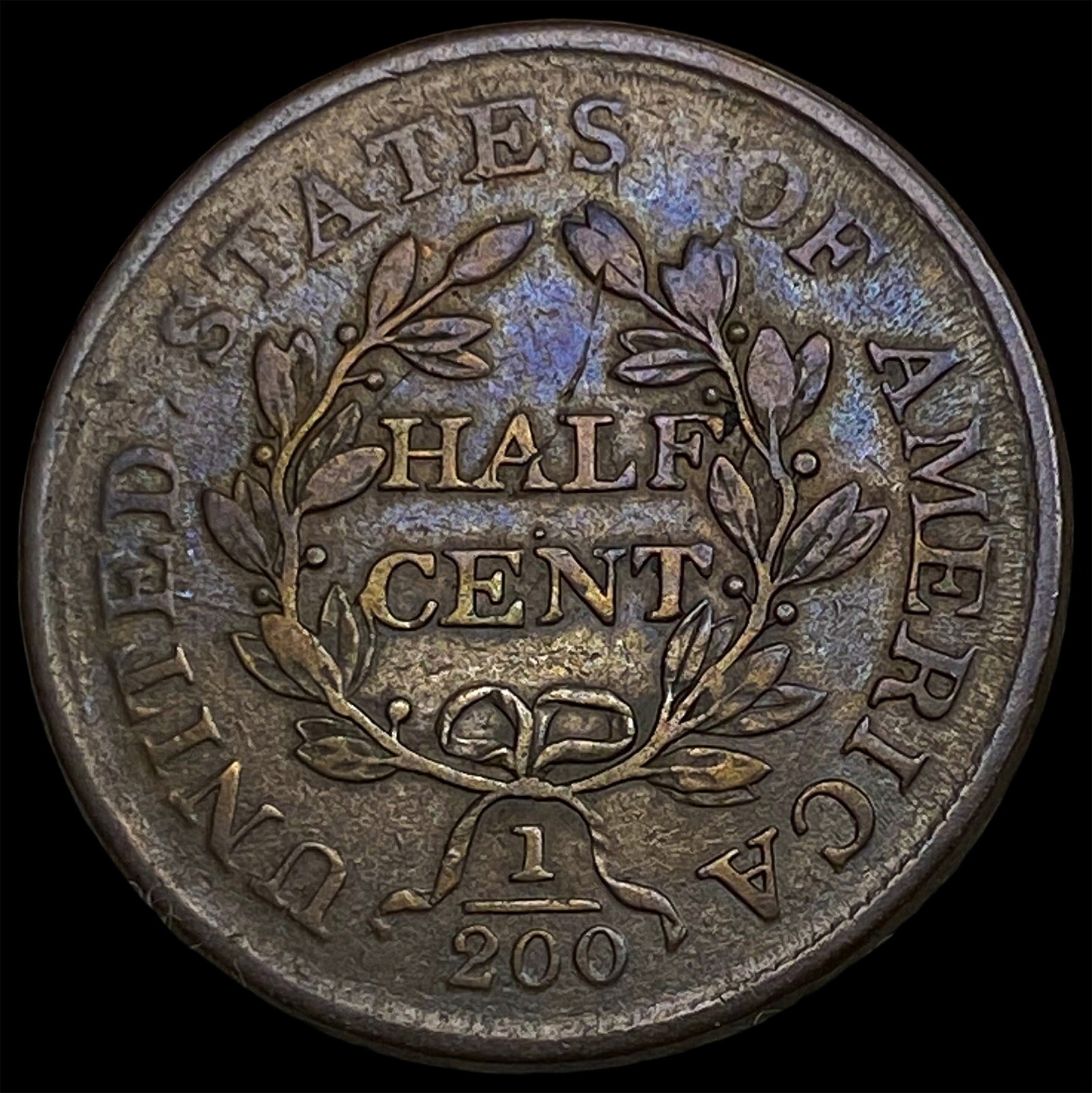 1804 Copper Half Cent LIGHTLY CIRCULATED - 2