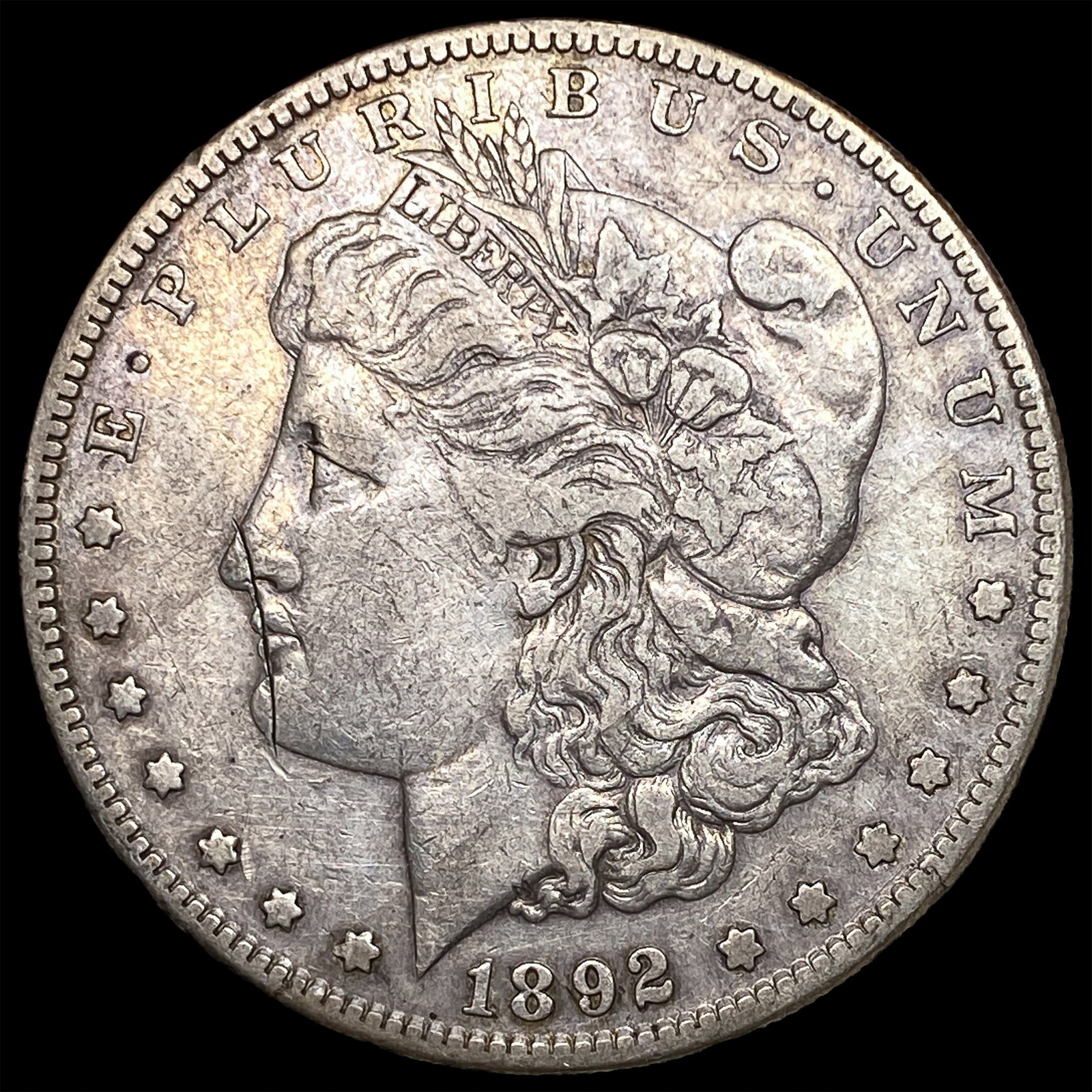 1892-S Morgan Silver Dollar NEARLY UNCIRCULATED: 1892-S Morgan Silver Dollar NEARLY UNCIRCULATED