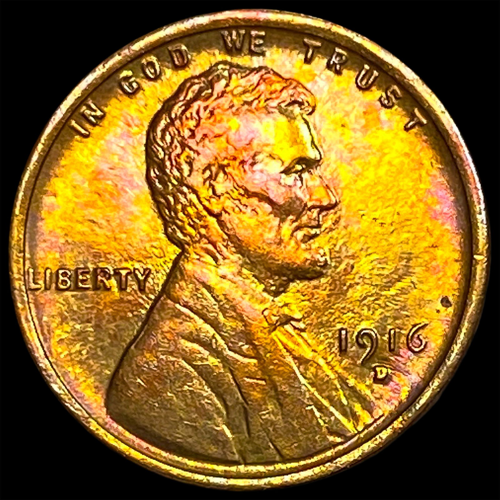 1916-D Lincoln Wheat Cent CLOSELY UNCIRCULATED: 1916-D Lincoln Wheat Cent CLOSELY UNCIRCULATED