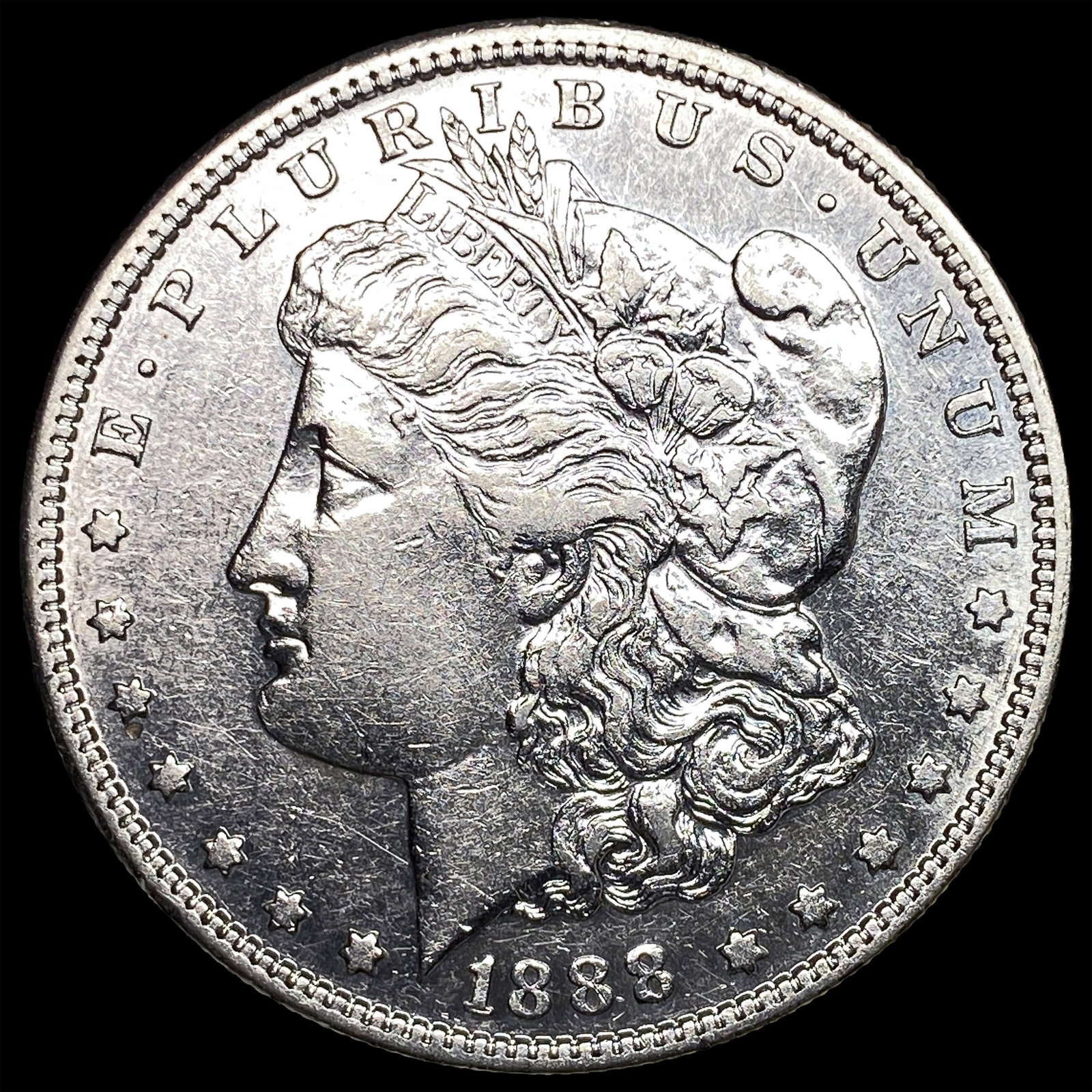 1888 Morgan Silver Dollar CLOSELY UNCIRCULATED: 1888 Morgan Silver Dollar CLOSELY UNCIRCULATED