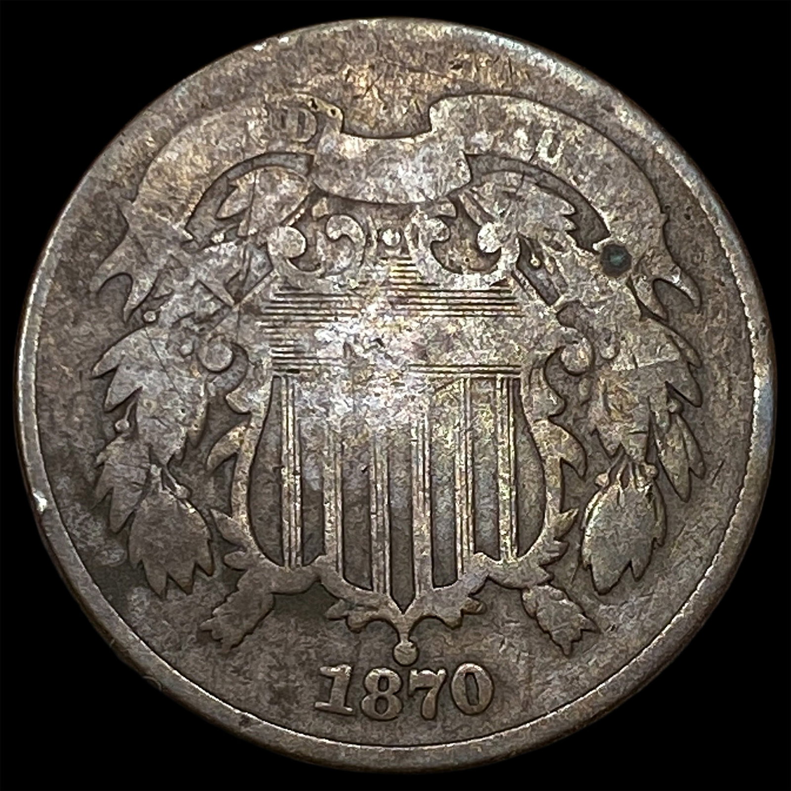 1870 Two-Cent Piece NICELY CIRCULATED (1 of 2)