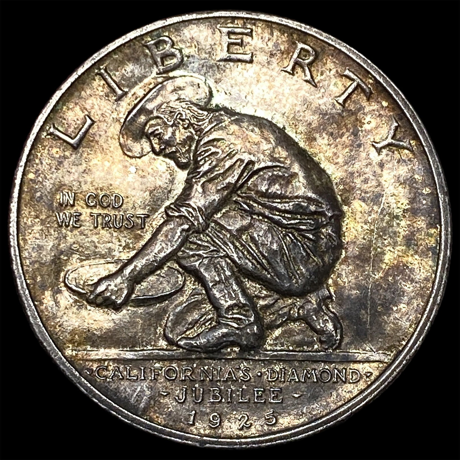 1925-S Silver California Diamond Jubilee Half Dollar HIGH GRADE (1 of 2)