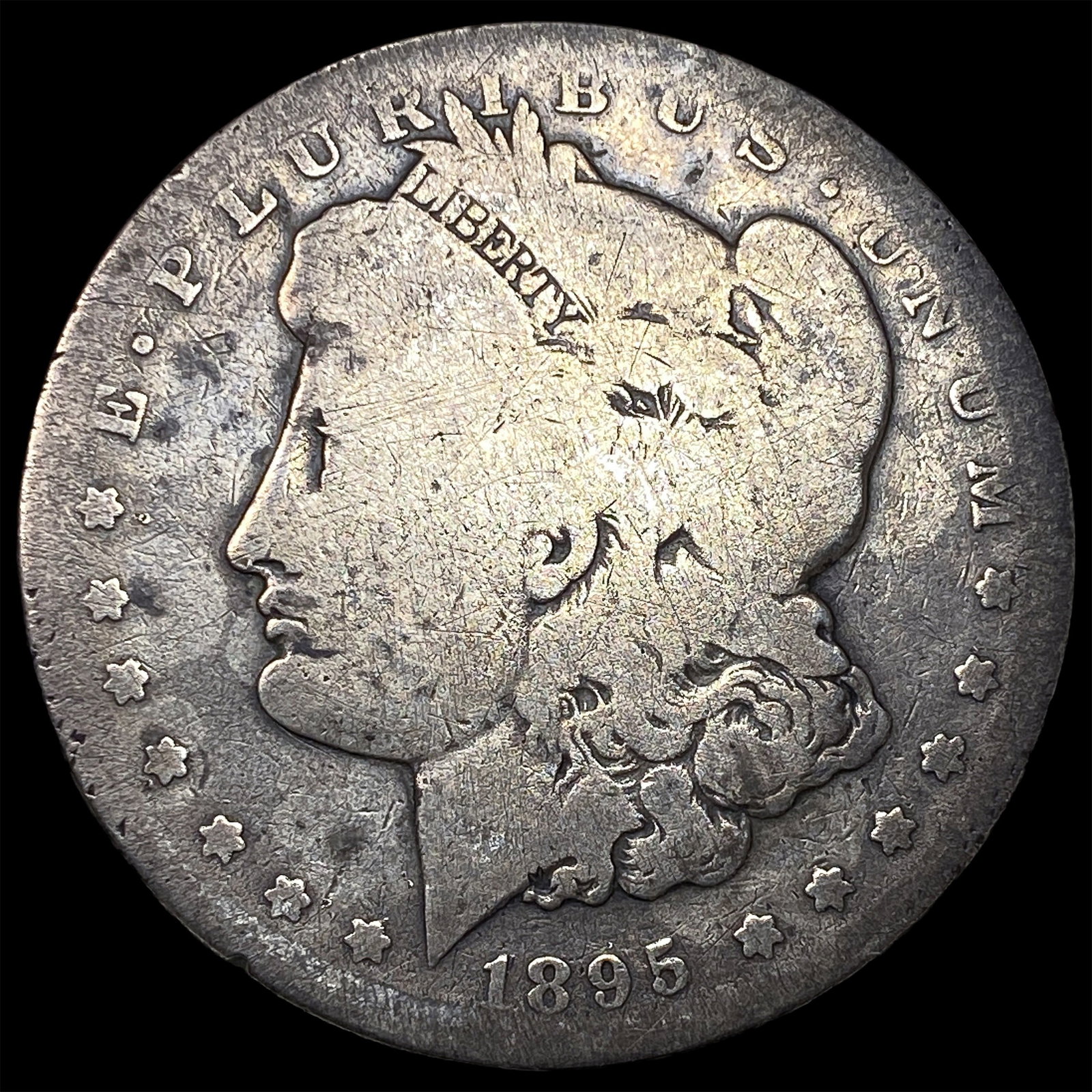 1895-S Silver Morgan Dollar NICELY CIRCULATED: 1895-S Silver Morgan Dollar NICELY CIRCULATED