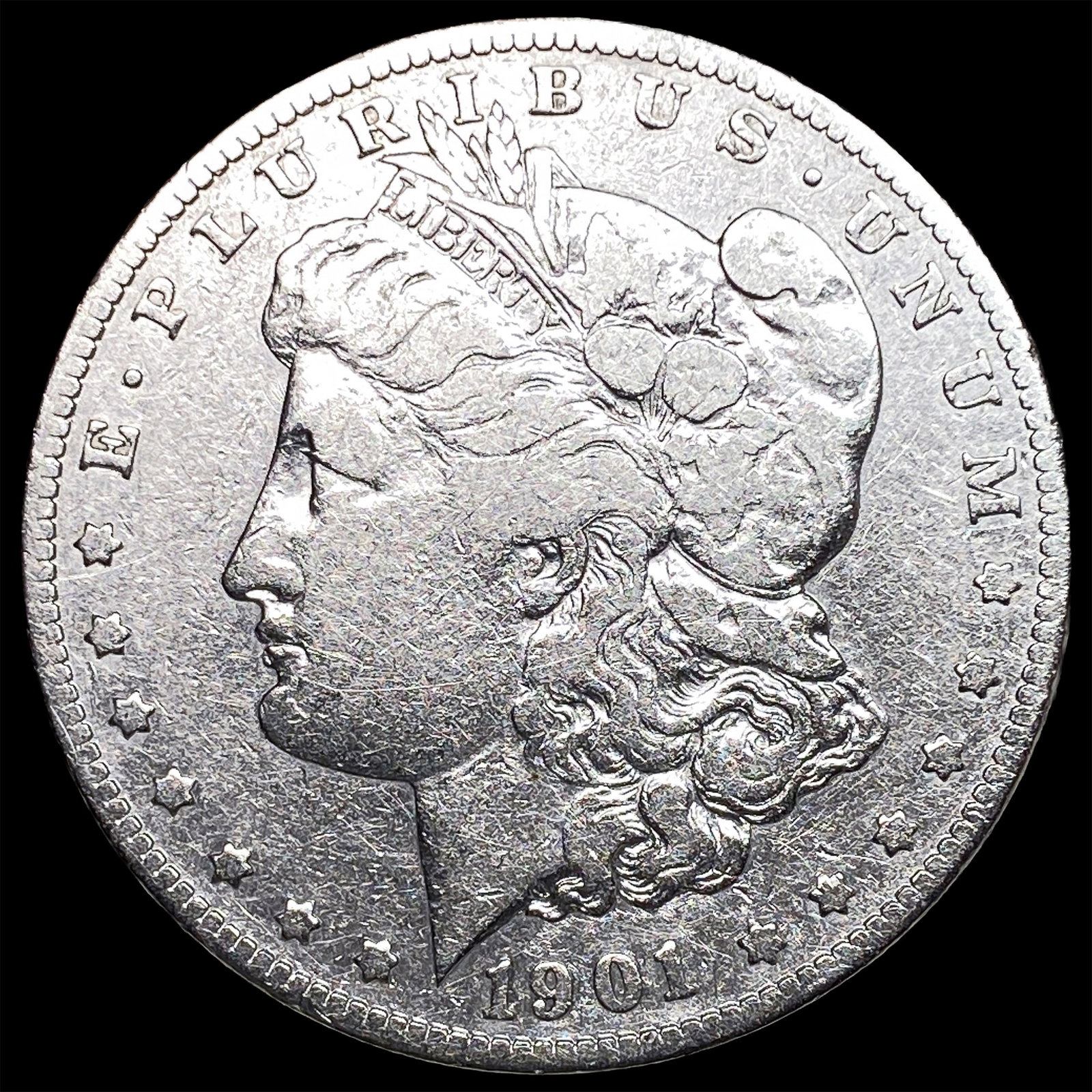 1901-S Silver Morgan Dollar NICELY CIRCULATED: 1901-S Silver Morgan Dollar NICELY CIRCULATED