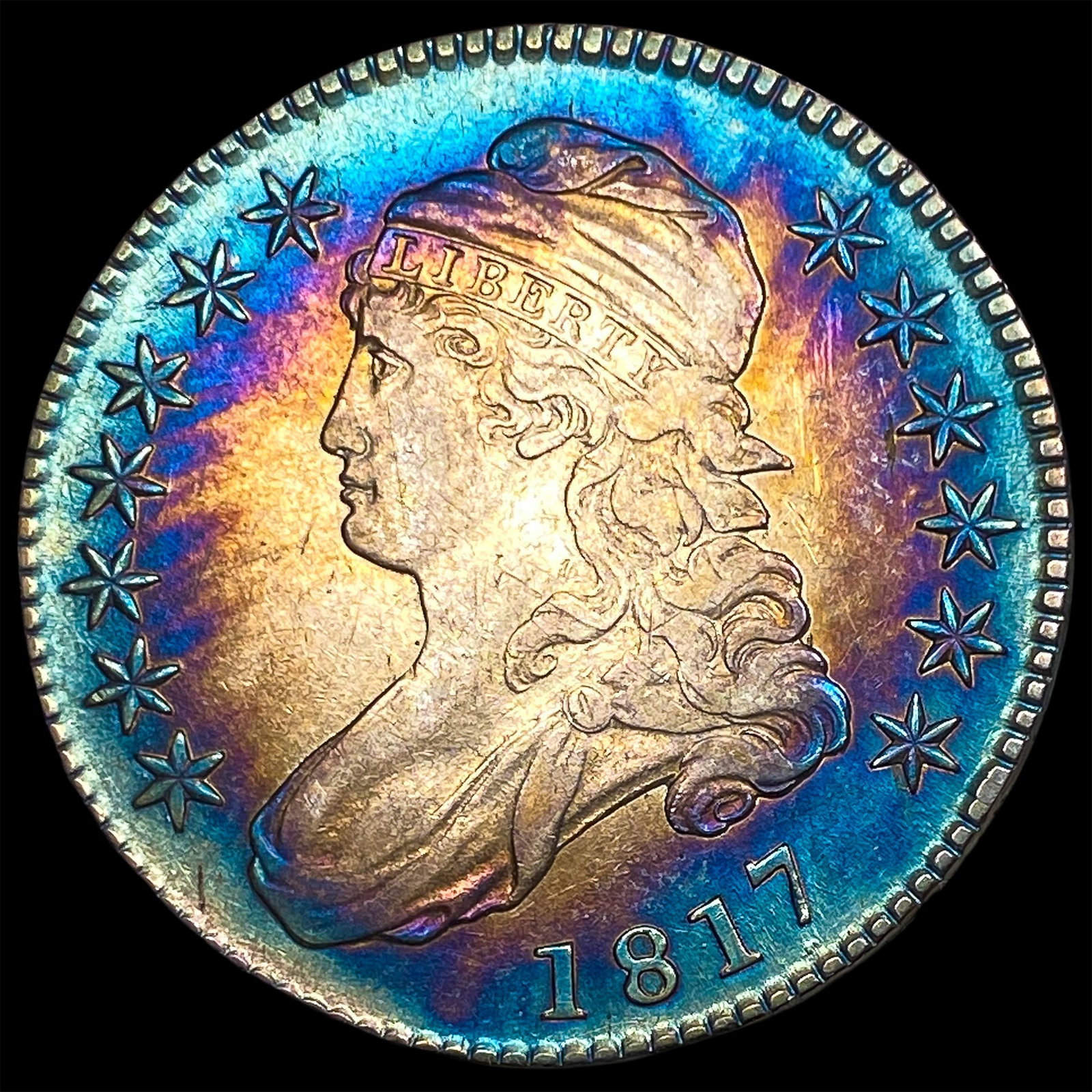 1817 Capped Bust Half Dollar CLOSELY UNCIRCULATED (1 of 2)