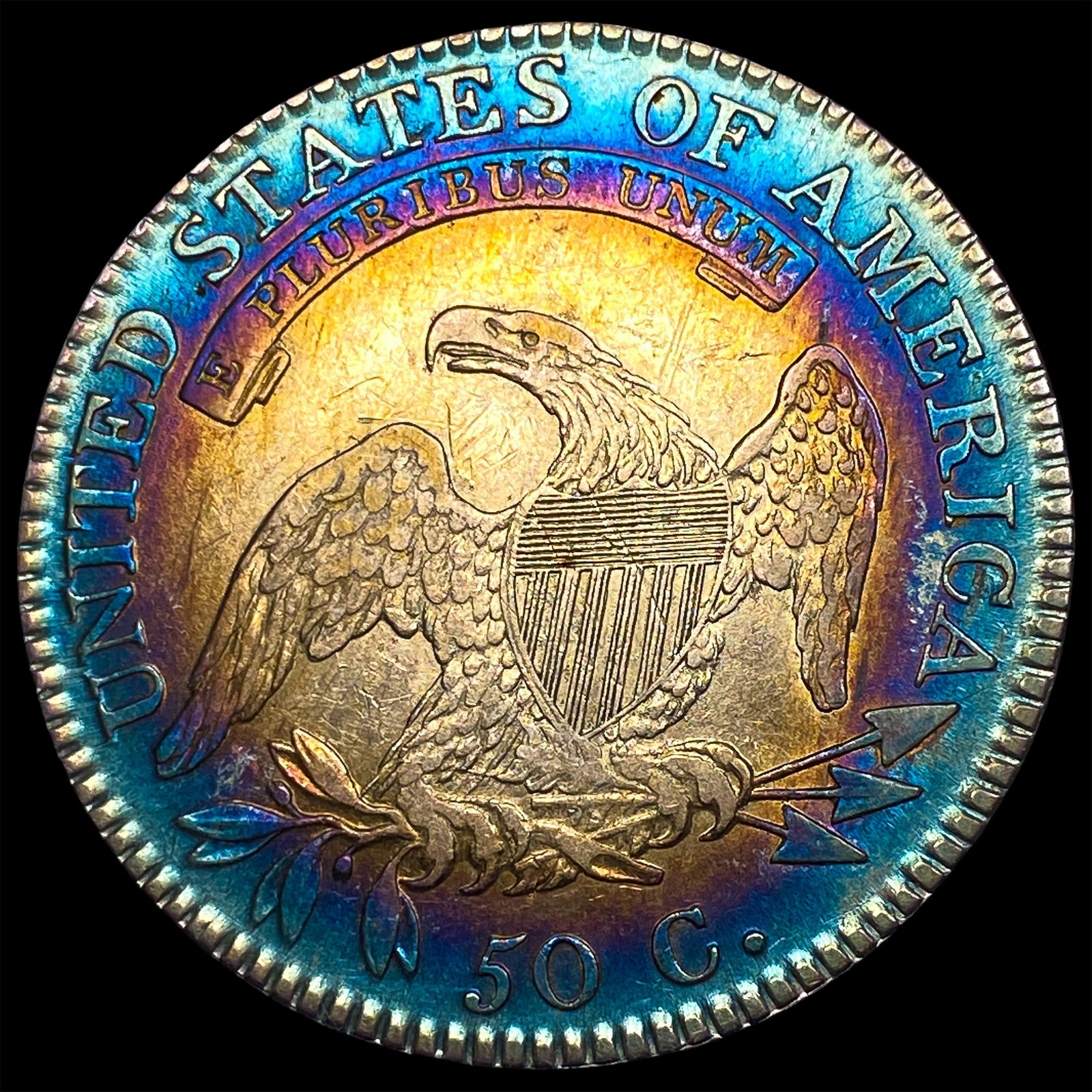 1817 Capped Bust Half Dollar CLOSELY UNCIRCULATED - 2