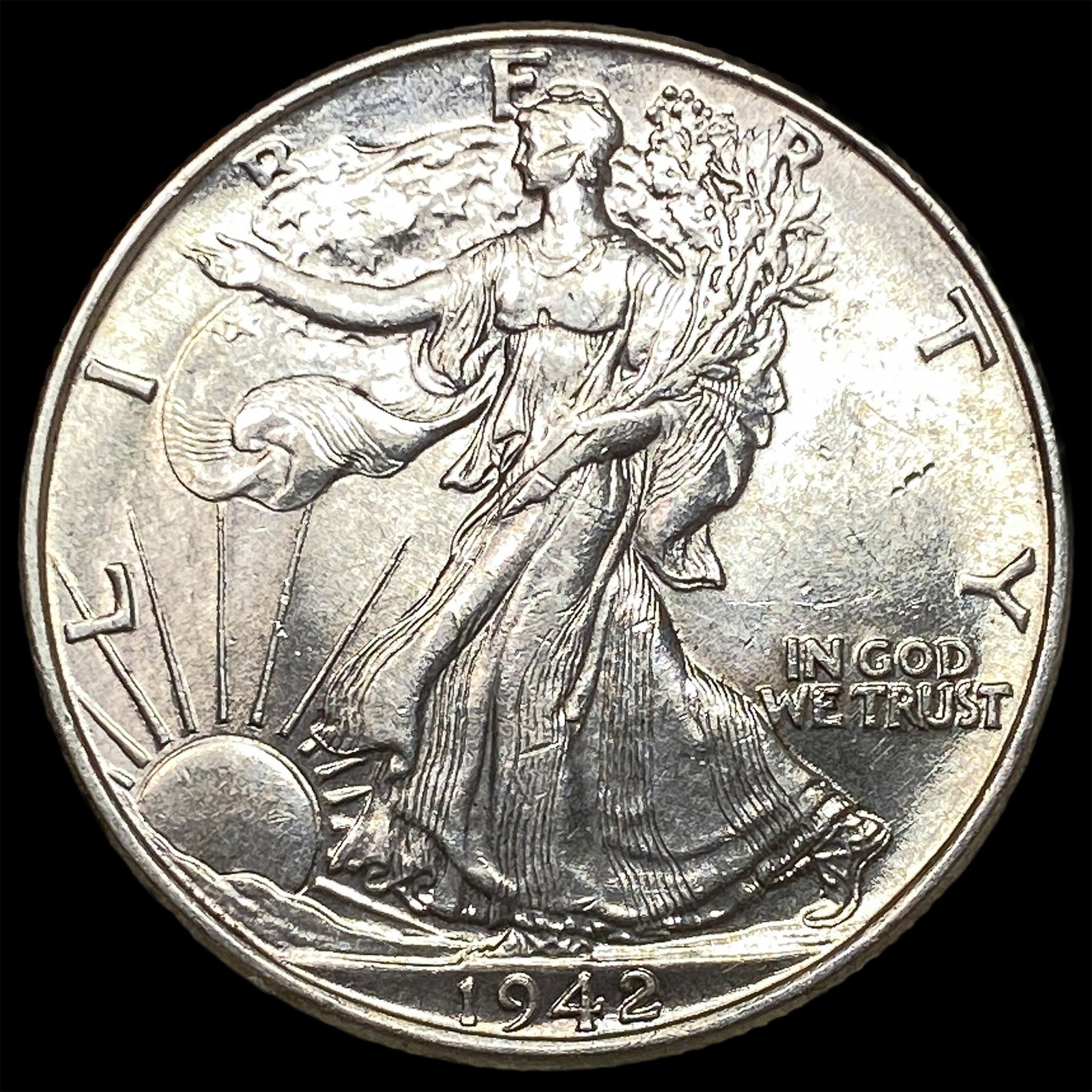 1942 Silver Half Dollar UNCIRCULATED: 1942 Silver Half Dollar UNCIRCULATED