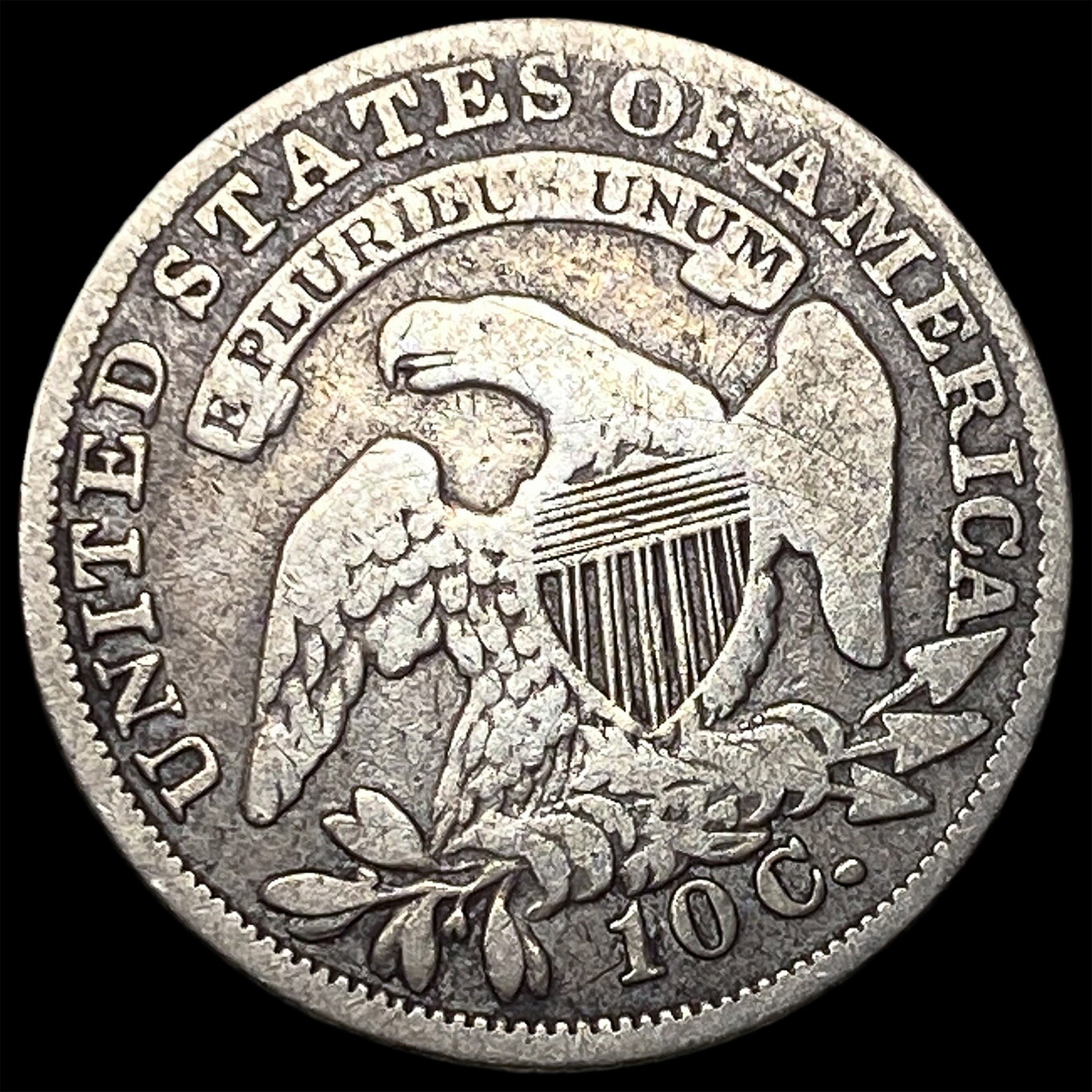 1835 Capped Bust Dime LIGHTLY CIRCULATED - 2