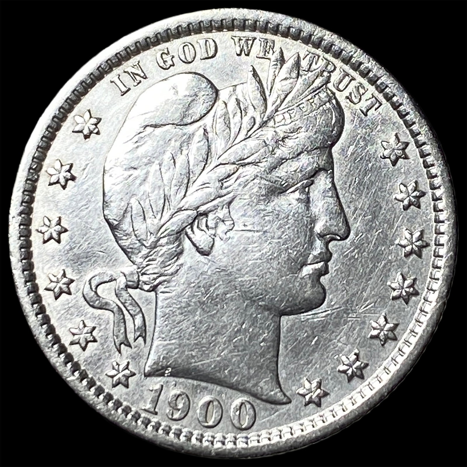 1900 Barber Silver Quarter HIGH GRADE: 1900 Barber Silver Quarter HIGH GRADE