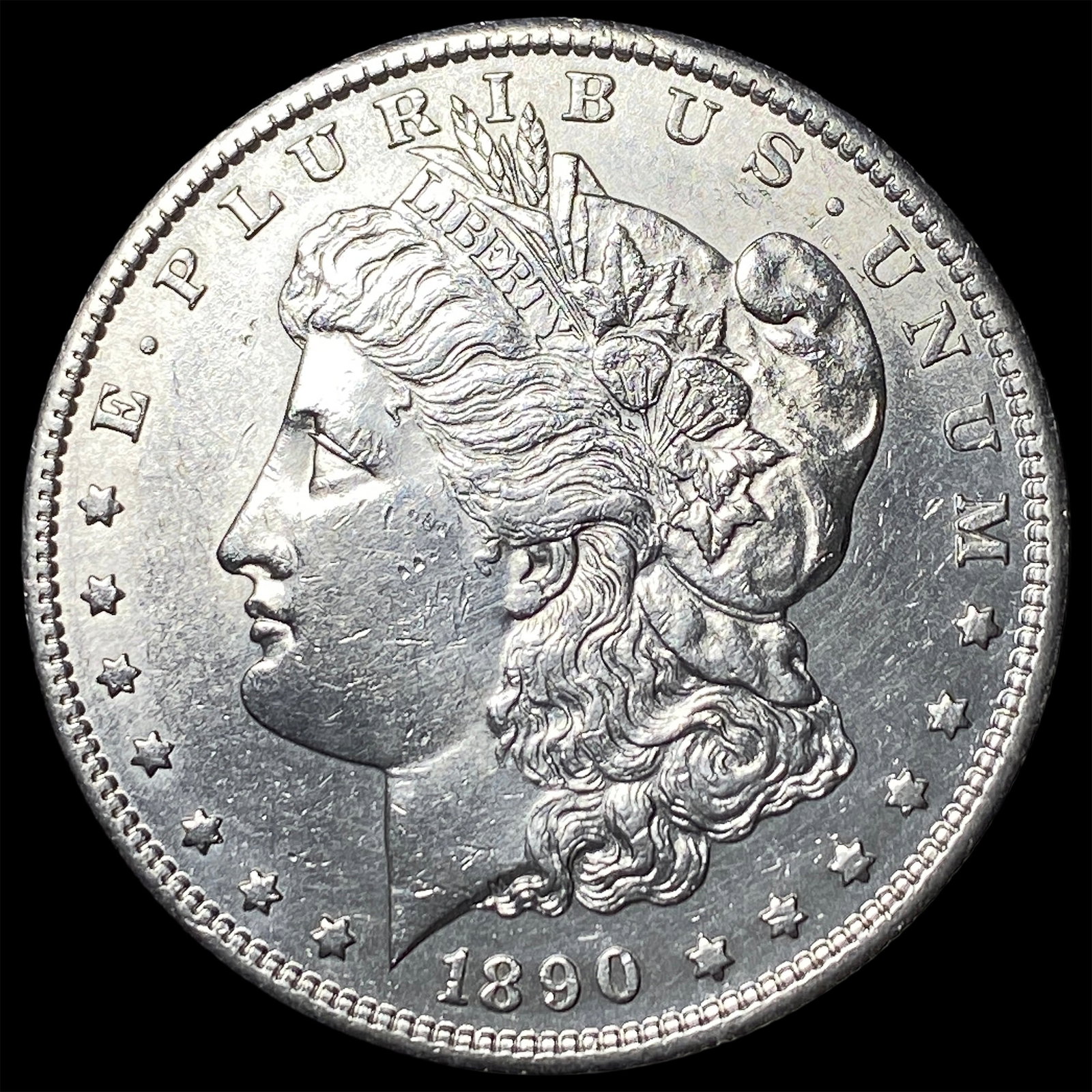 1890-S Silver Morgan Dollar UNCIRCULATED: 1890-S Silver Morgan Dollar UNCIRCULATED