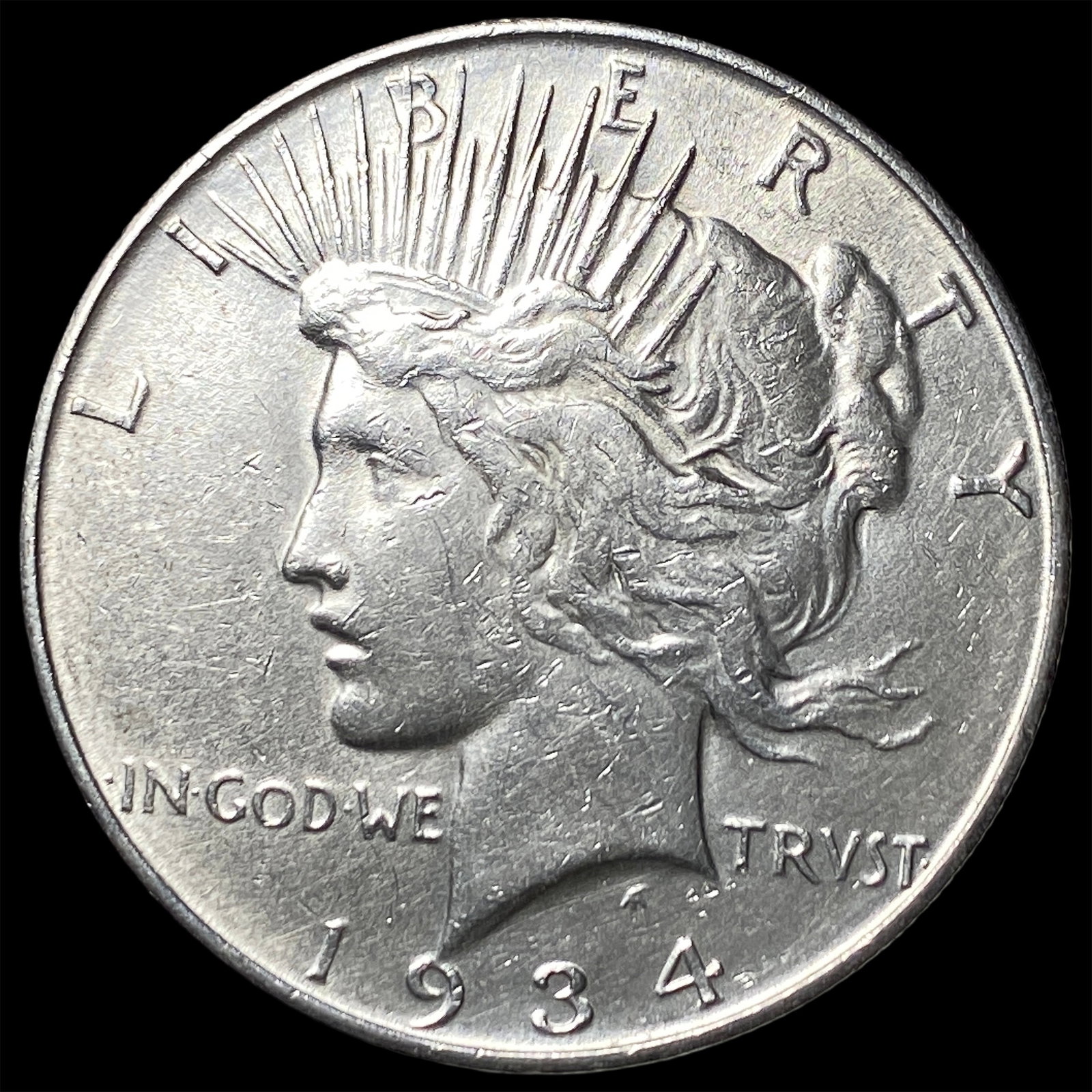 1934-D Silver Peace Dollar CLOSELY UNCIRCULATED: 1934-D Silver Peace Dollar CLOSELY UNCIRCULATED