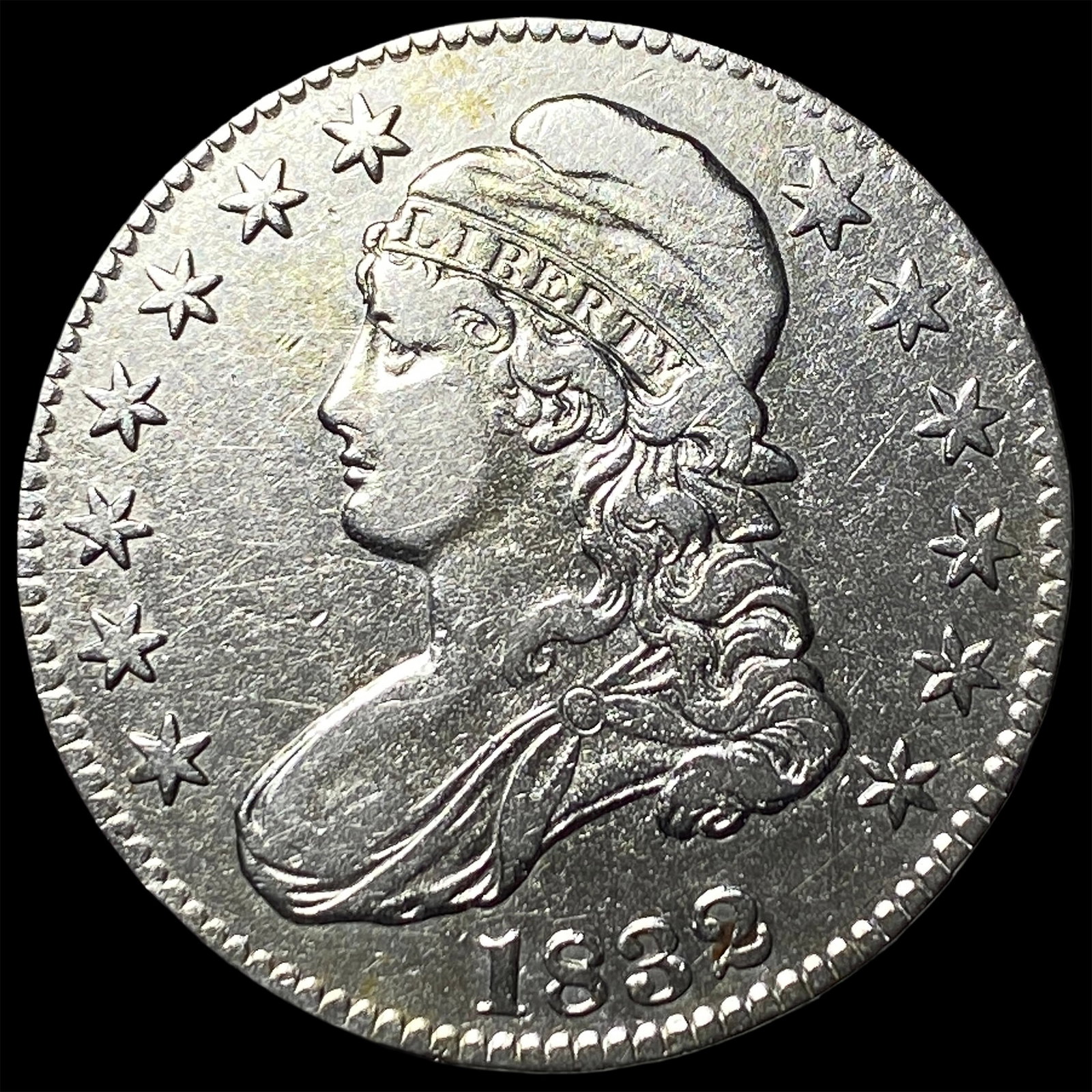 1832 Capped Bust Half Dollar NEARLY UNCIRCULATED (1 of 2)