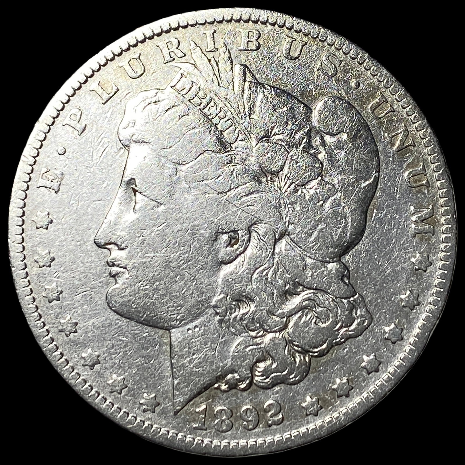 1892 Silver Morgan Dollar NICELY CIRCULATED: 1892 Silver Morgan Dollar NICELY CIRCULATED